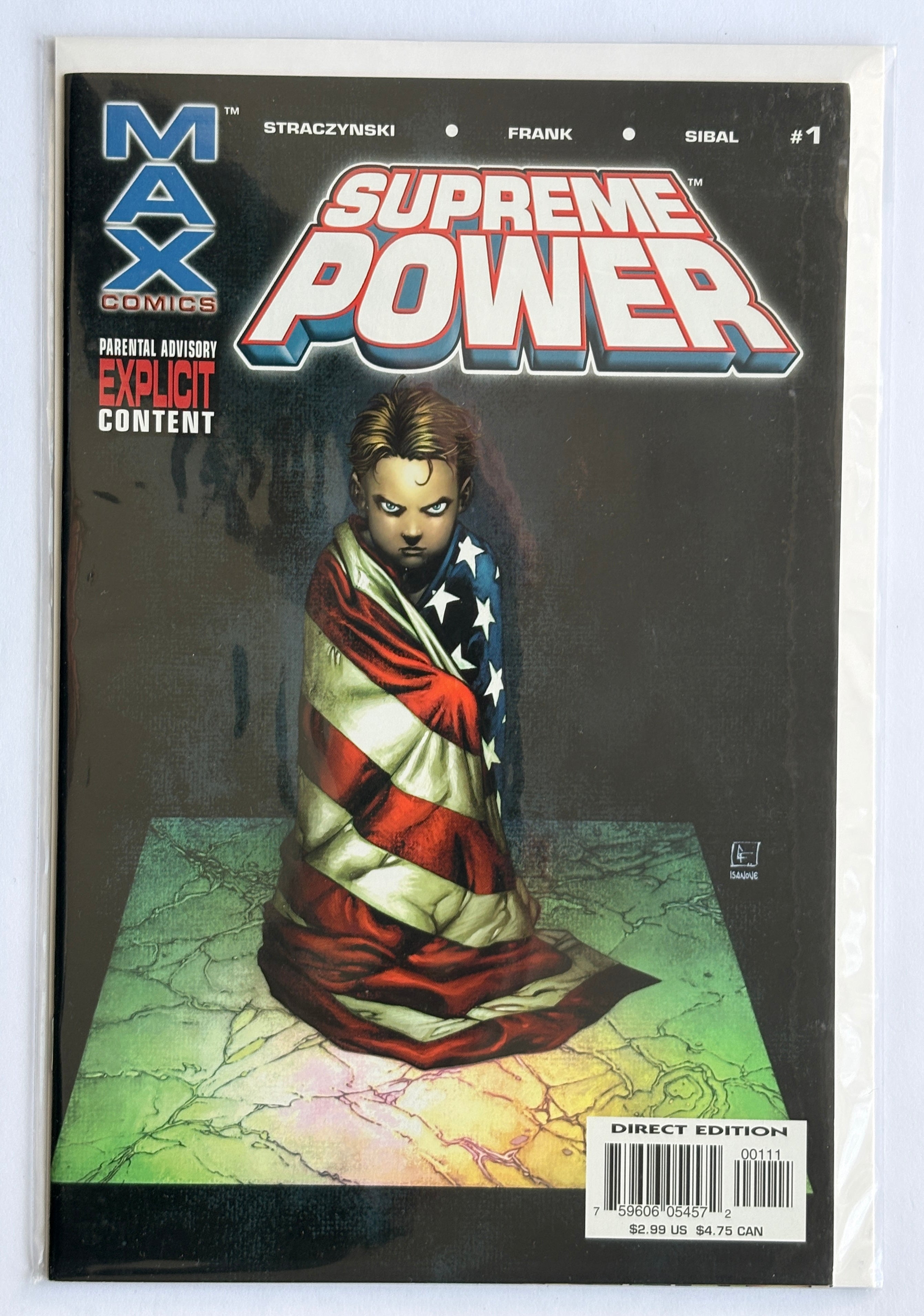 Supreme Power #1 - 1st Printing - Marvel Comics - October 2003 VF+ 8.5