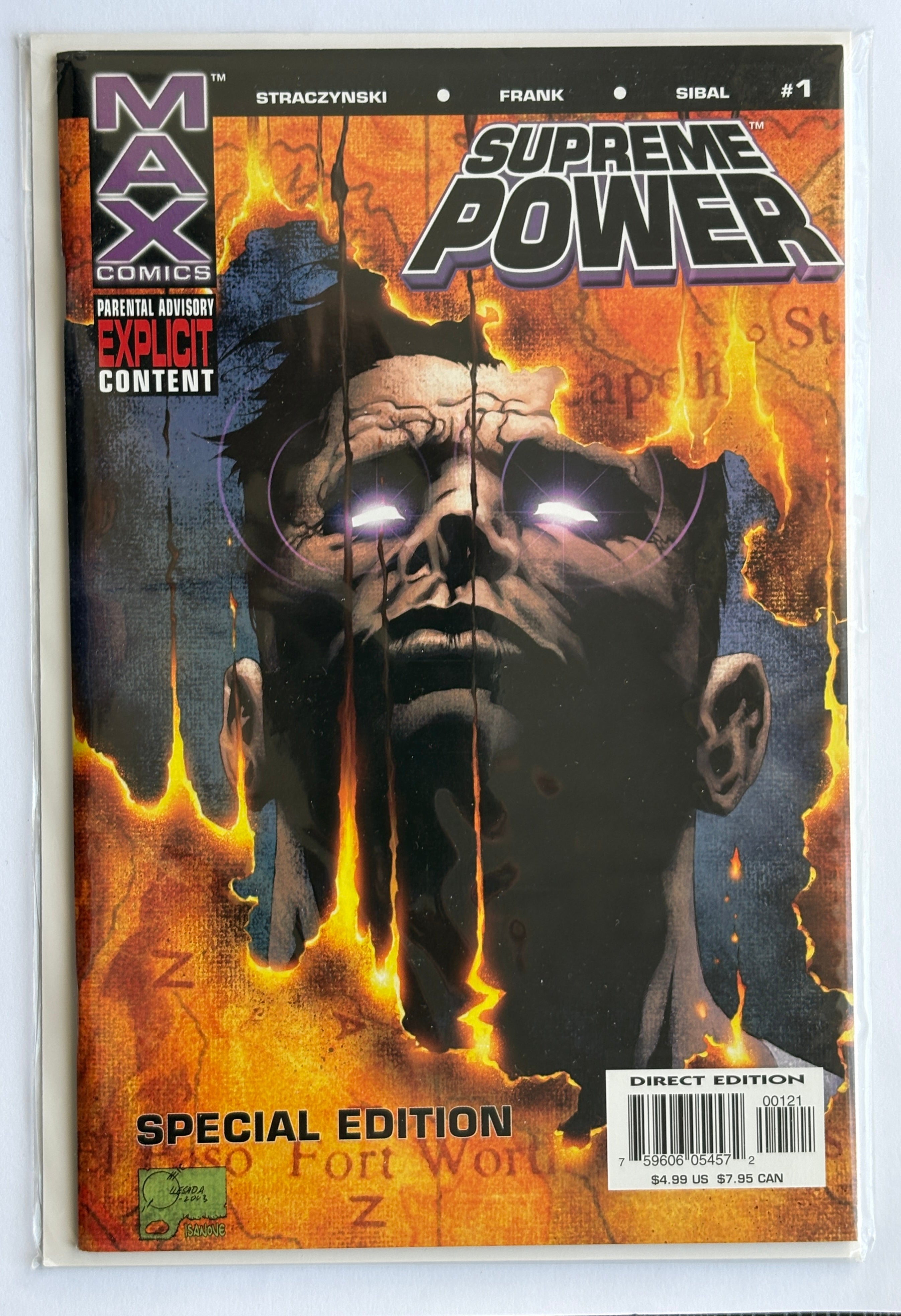 Supreme Power Special Edition #1 - 1st Printing Marvel (Max) Comics 2003 VF+ 8.5
