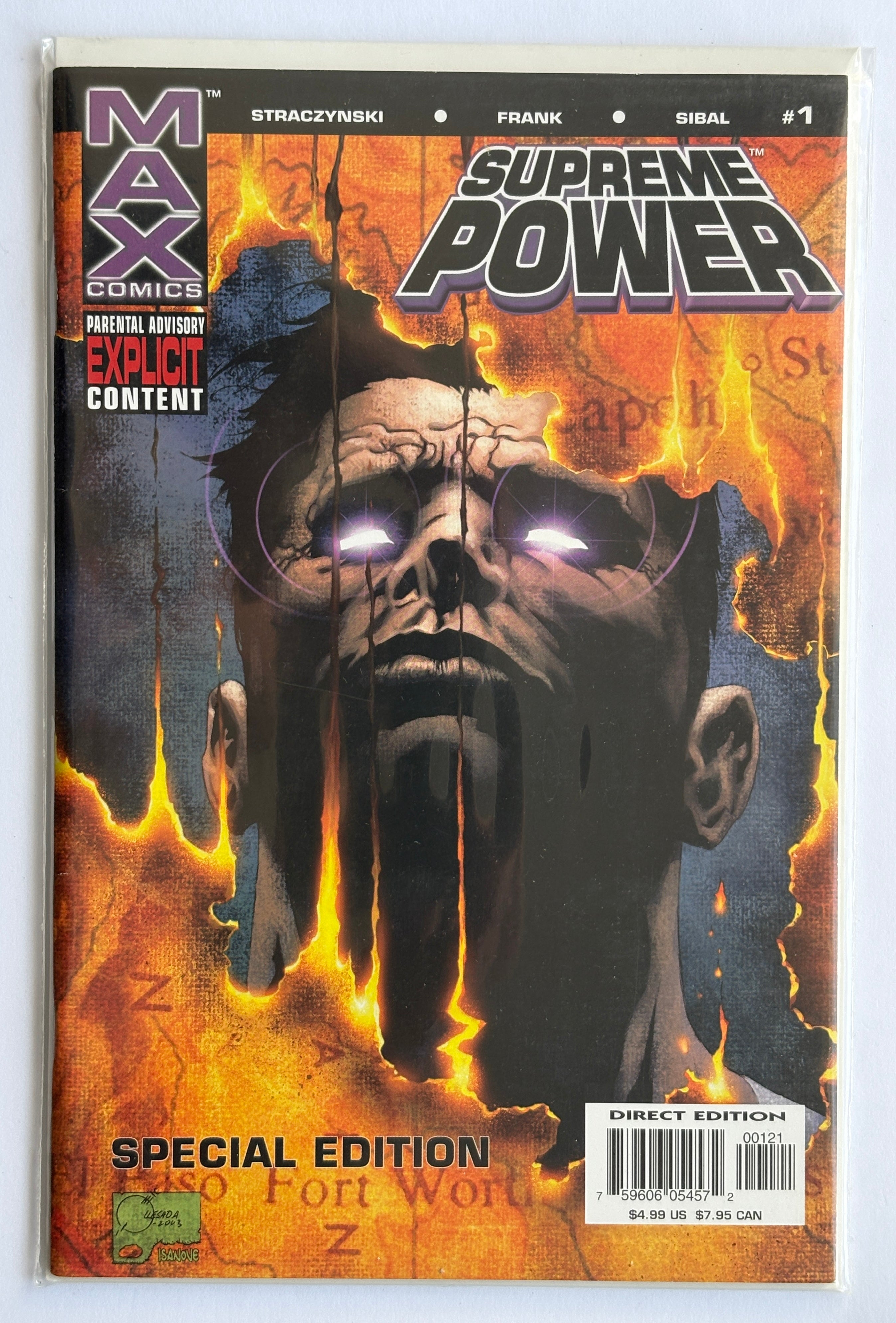 Supreme Power Special Edition #1 - 1st Printing - Marvel Comics -  2003 VF 8.0