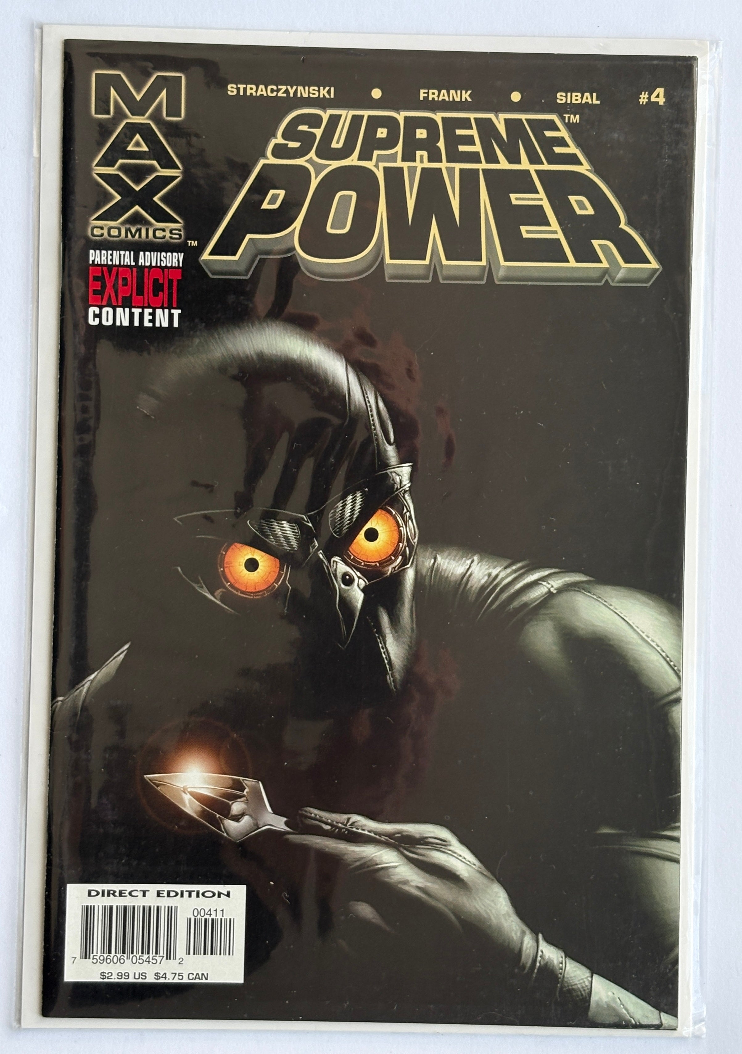 Supreme Power #4 - 1st Printing - Marvel Comics - January 2004 VF 8.0
