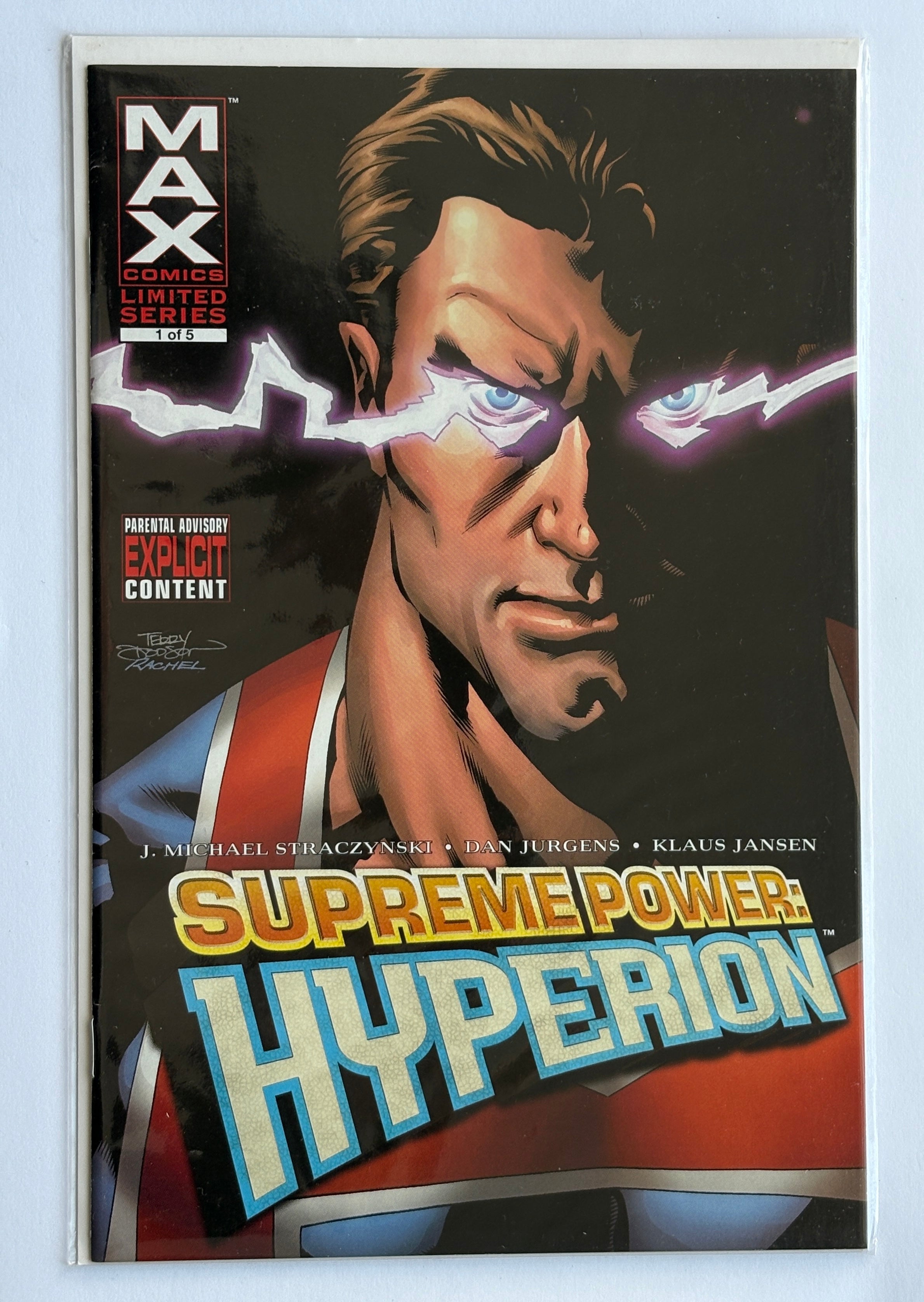 Supreme Power Hyperion #1 - 1st Printing - Marvel Comics November 2005 VF 8.0