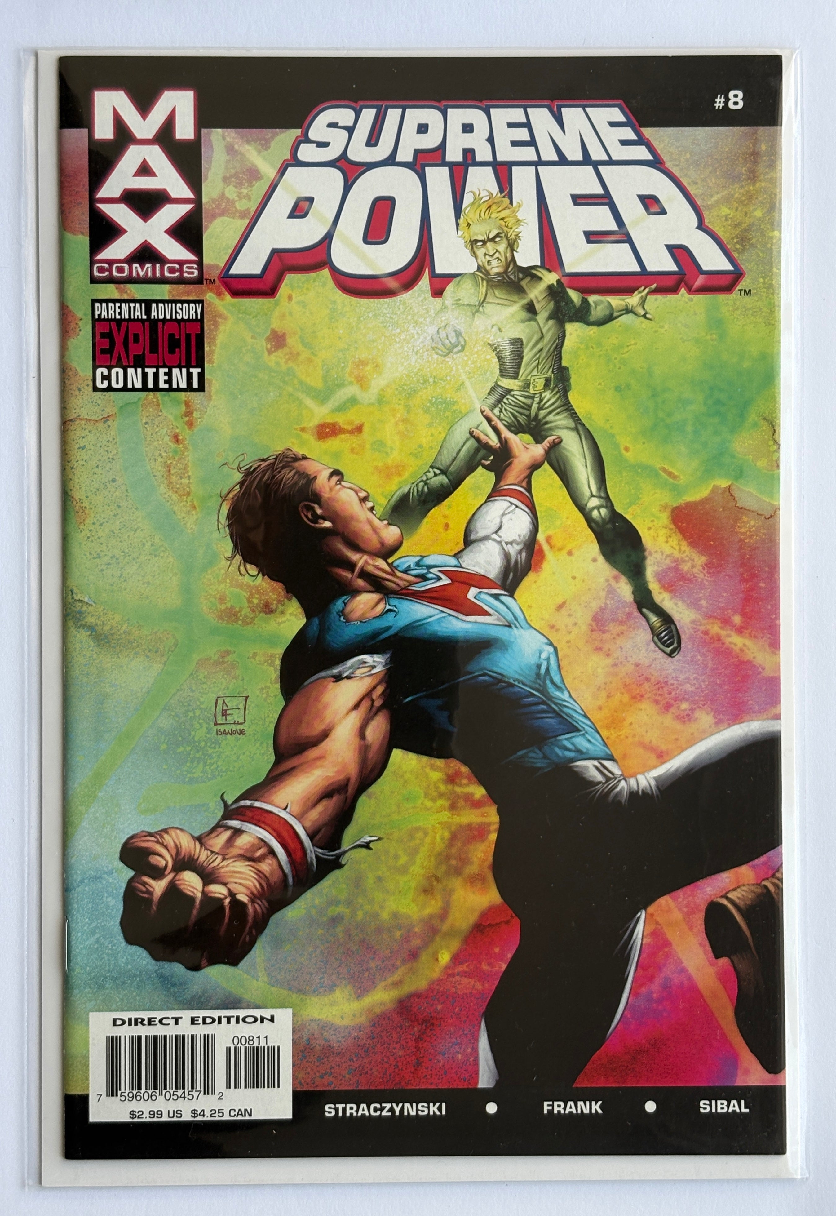 Supreme Power #8 - 1st Printing - Marvel Comics - May 2004 VF+ 8.5