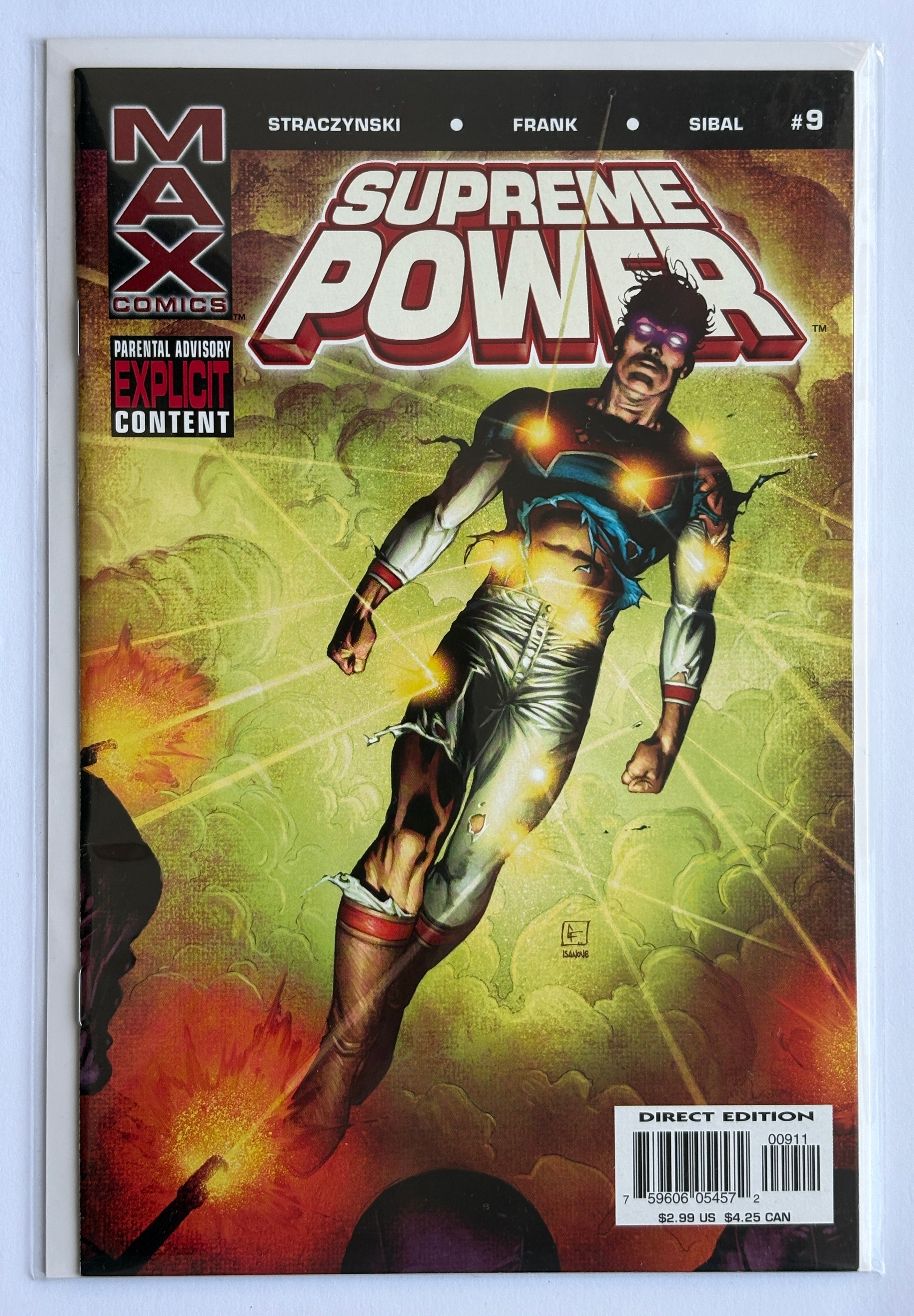 Supreme Power #9 - 1st Printing - Marvel Comics - June 2004 VF+ 8.5