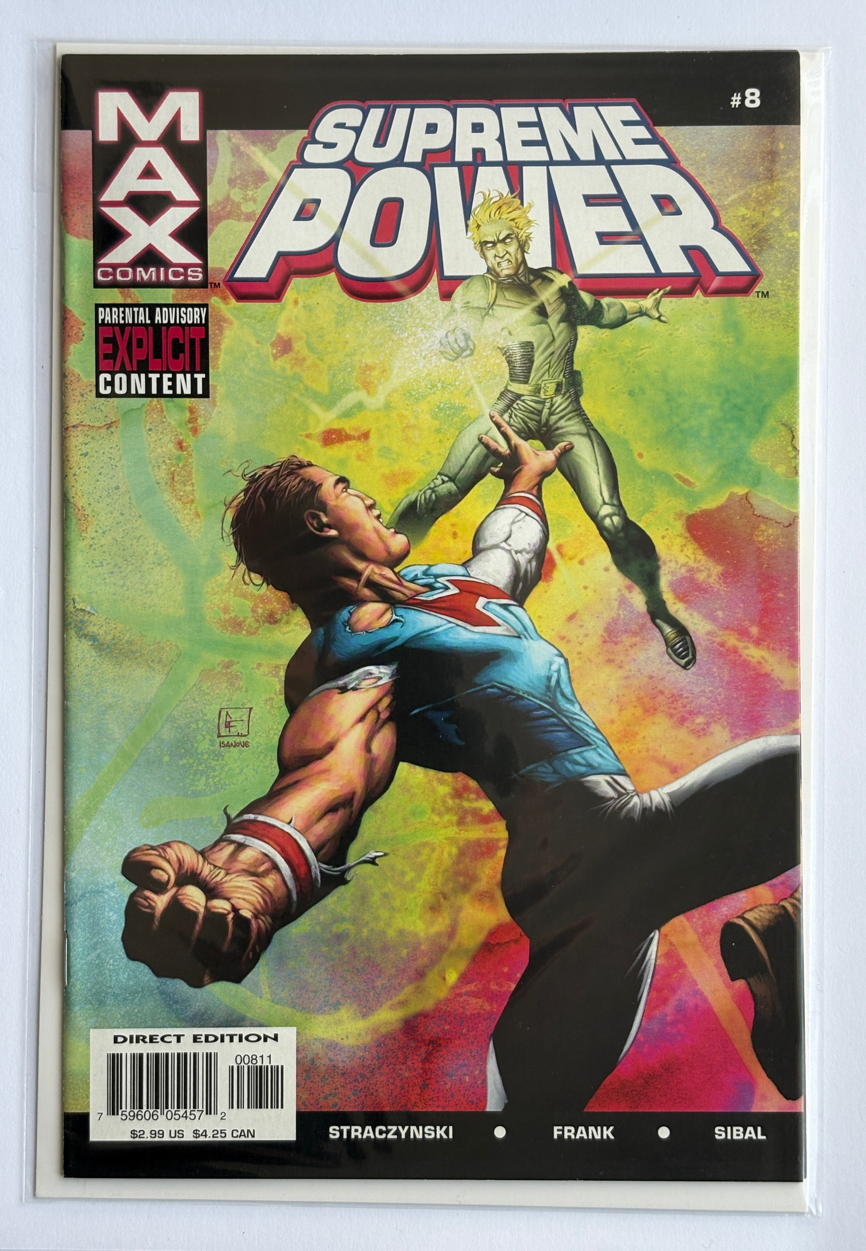 Supreme Power #8 - 1st Printing - Marvel Comics May 2004 VF- 7.5