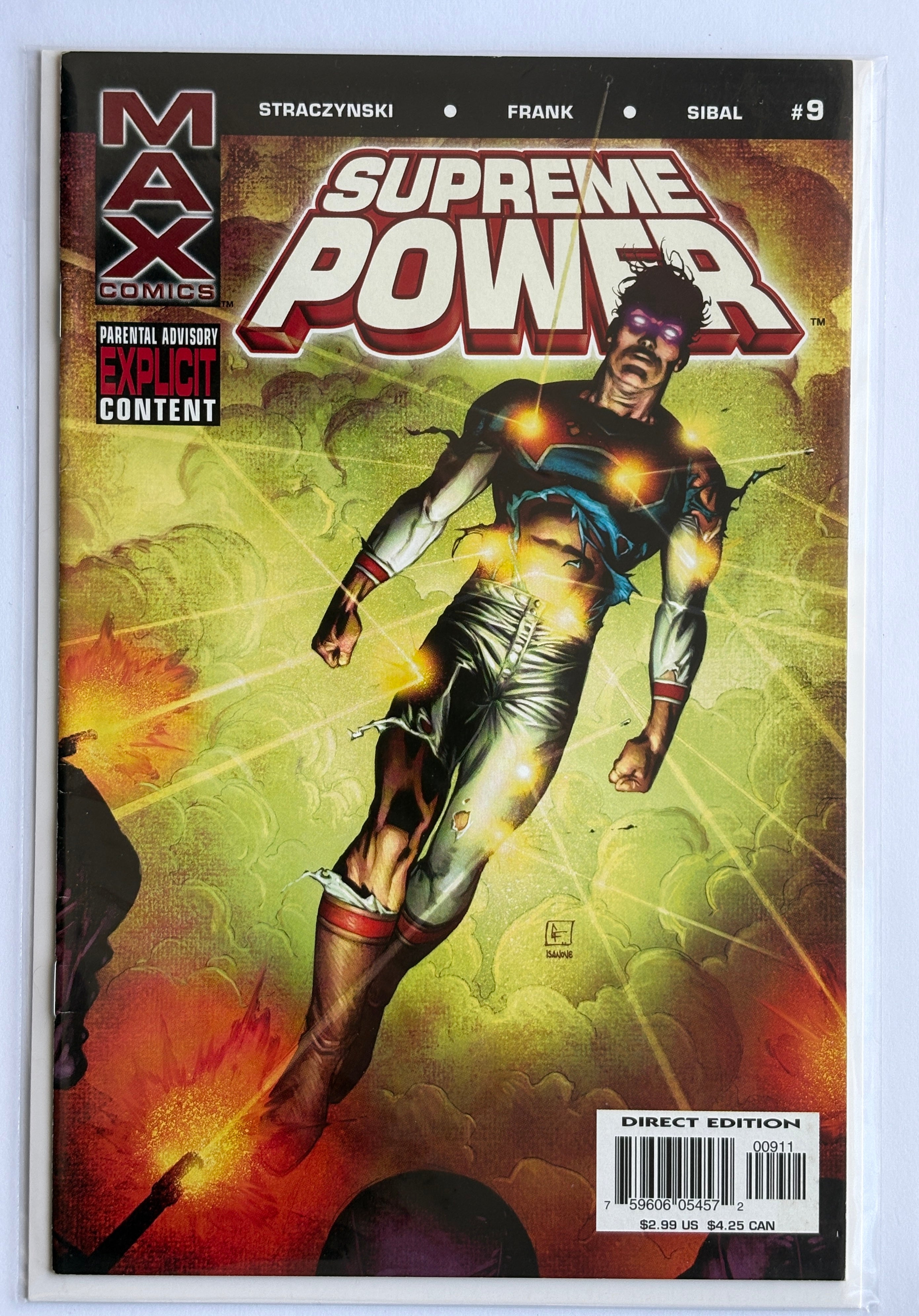 Supreme Power #9 - 1st Printing - Marvel Comics June 2004 F/VF 7.0