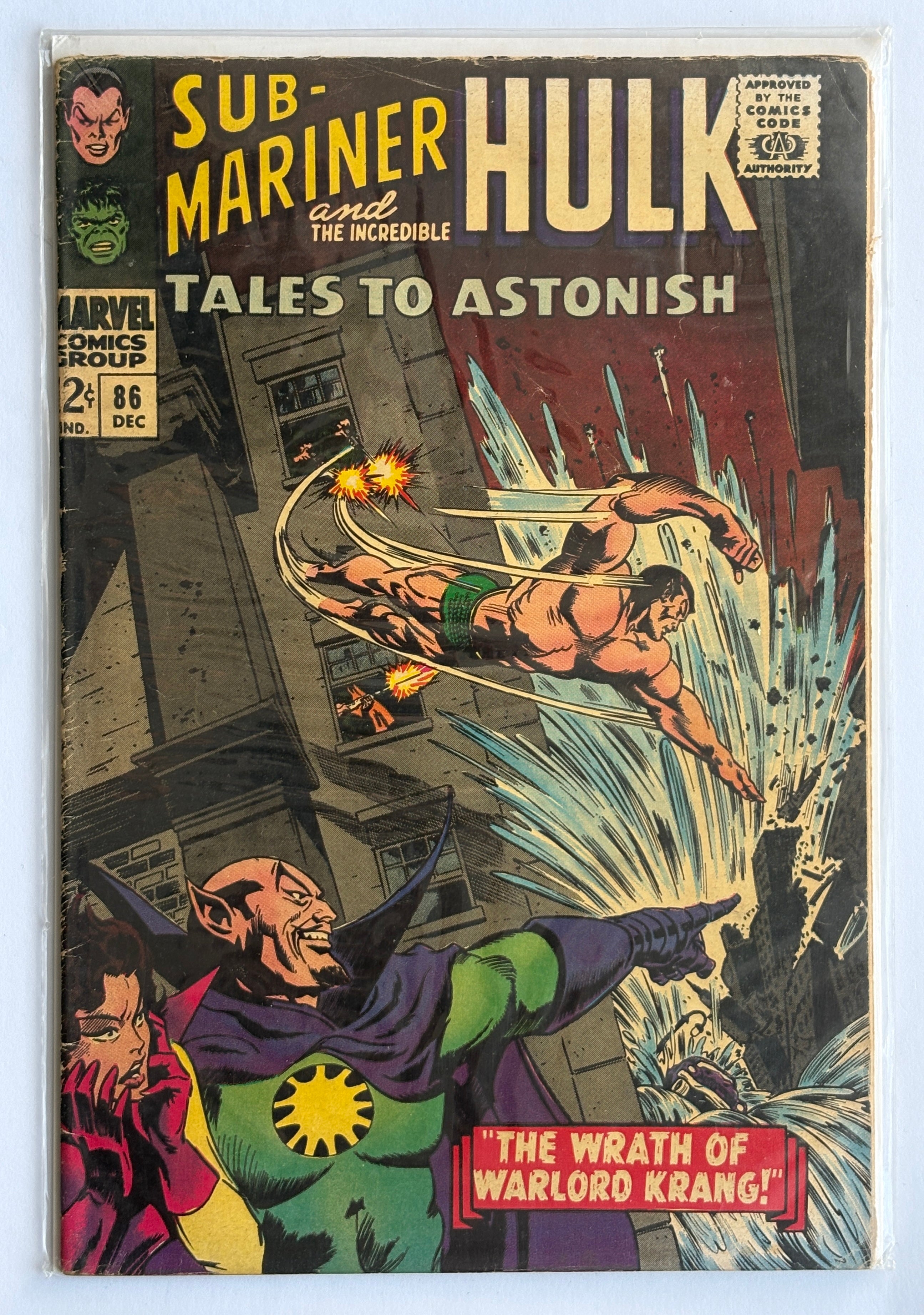 Tales to Astonish #86 - Sub-Mariner - Marvel Comics December 1966 VG 4.0