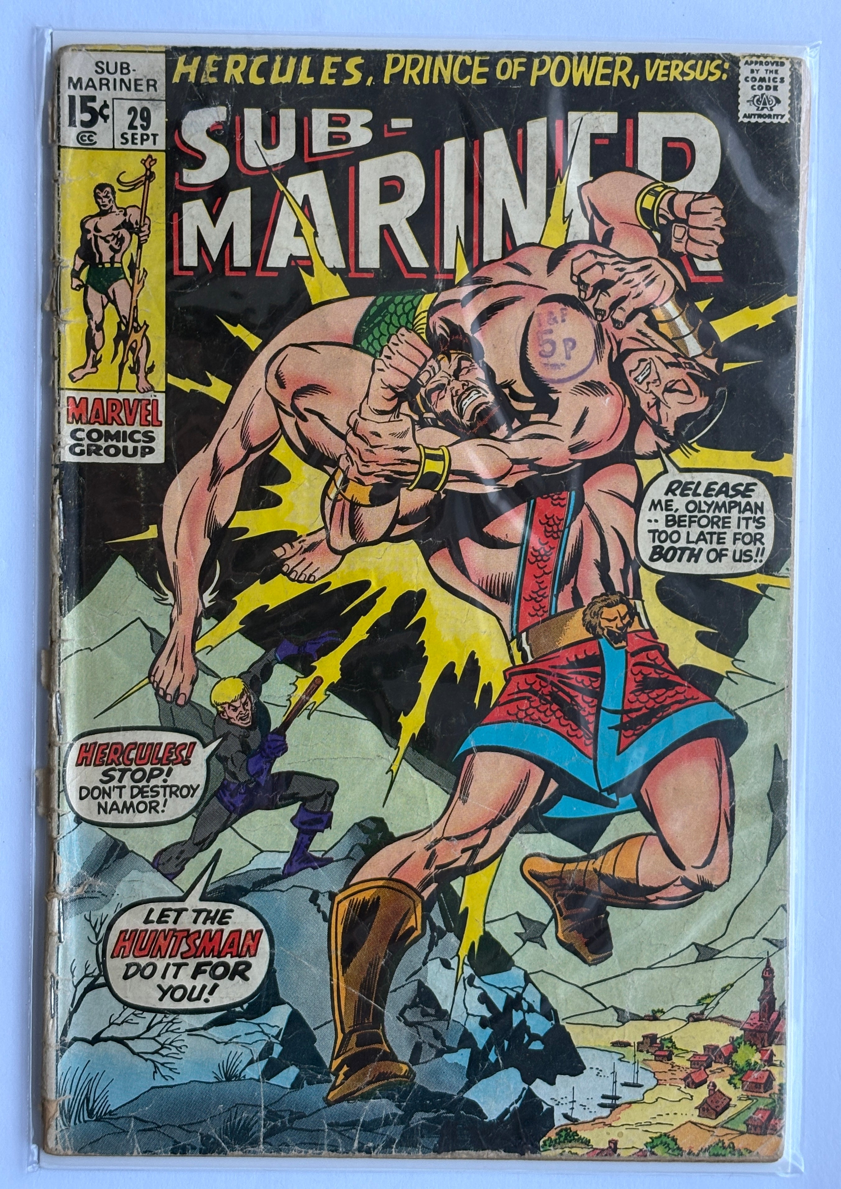 The Sub-Mariner #29 - Marvel Comics September 1970 GD 2.0
