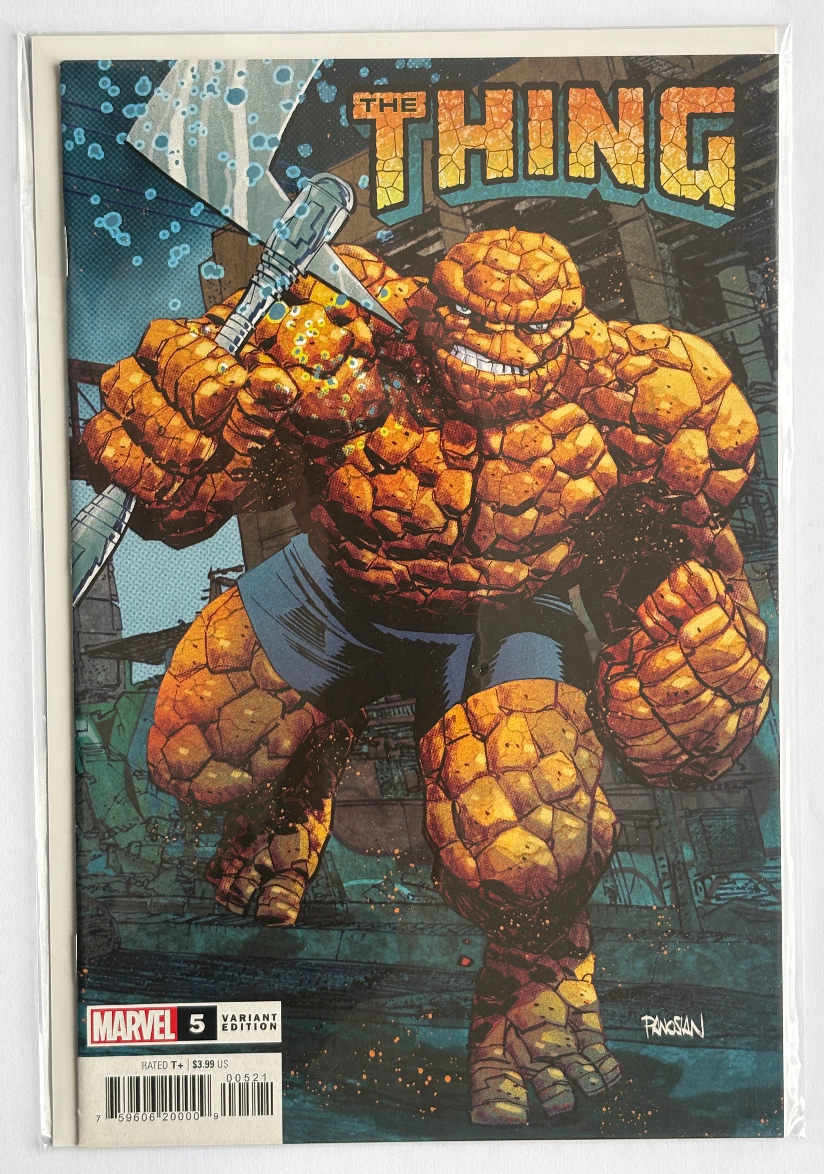 The Thing #5 - 1st Printing Variant Cover Marvel Comics May 2022 NM- 9.2