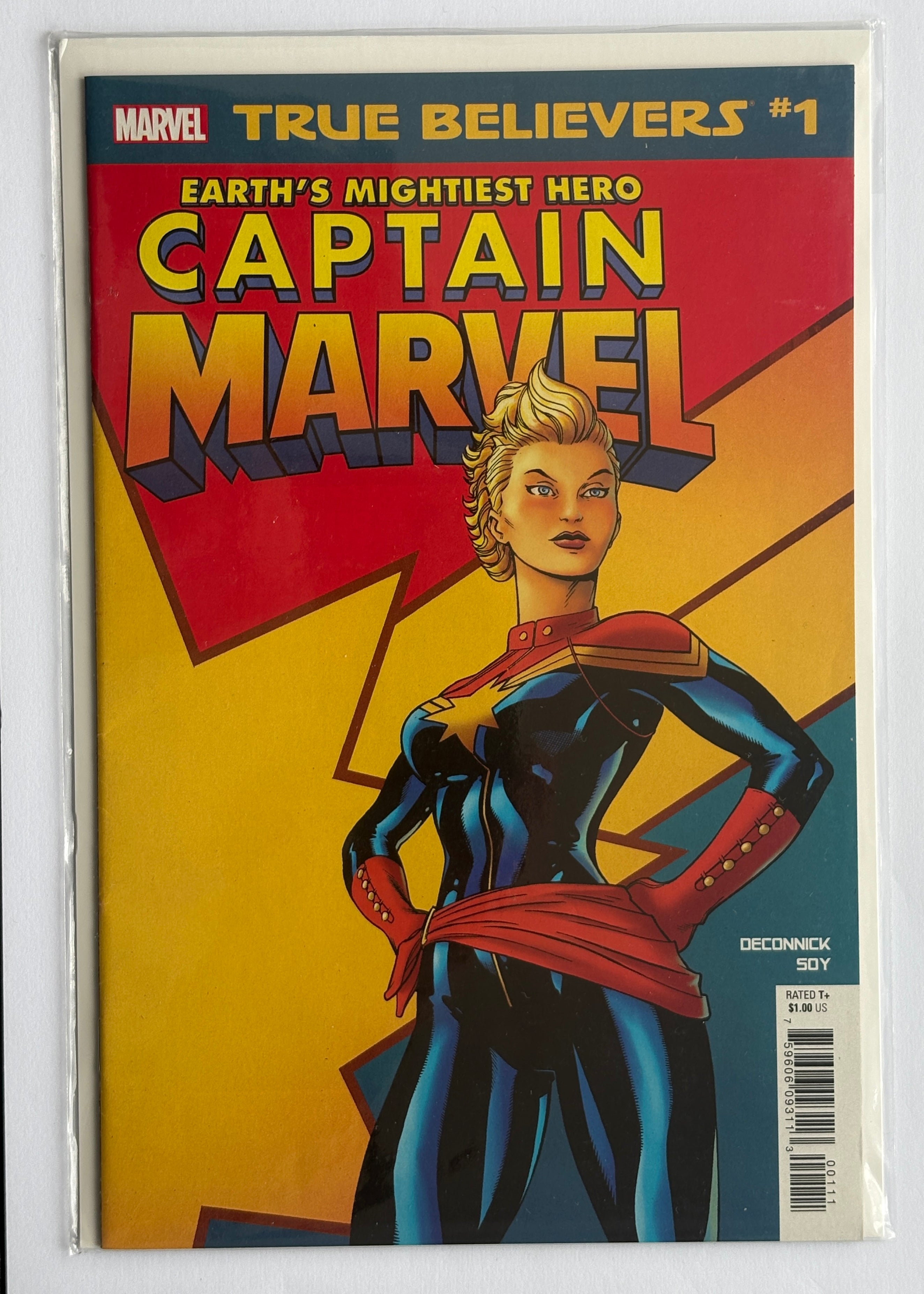 True Believers: Captain Marvel Earth's Mightiest Hero - Marvel Comics April 2019 VF+ 8.5
