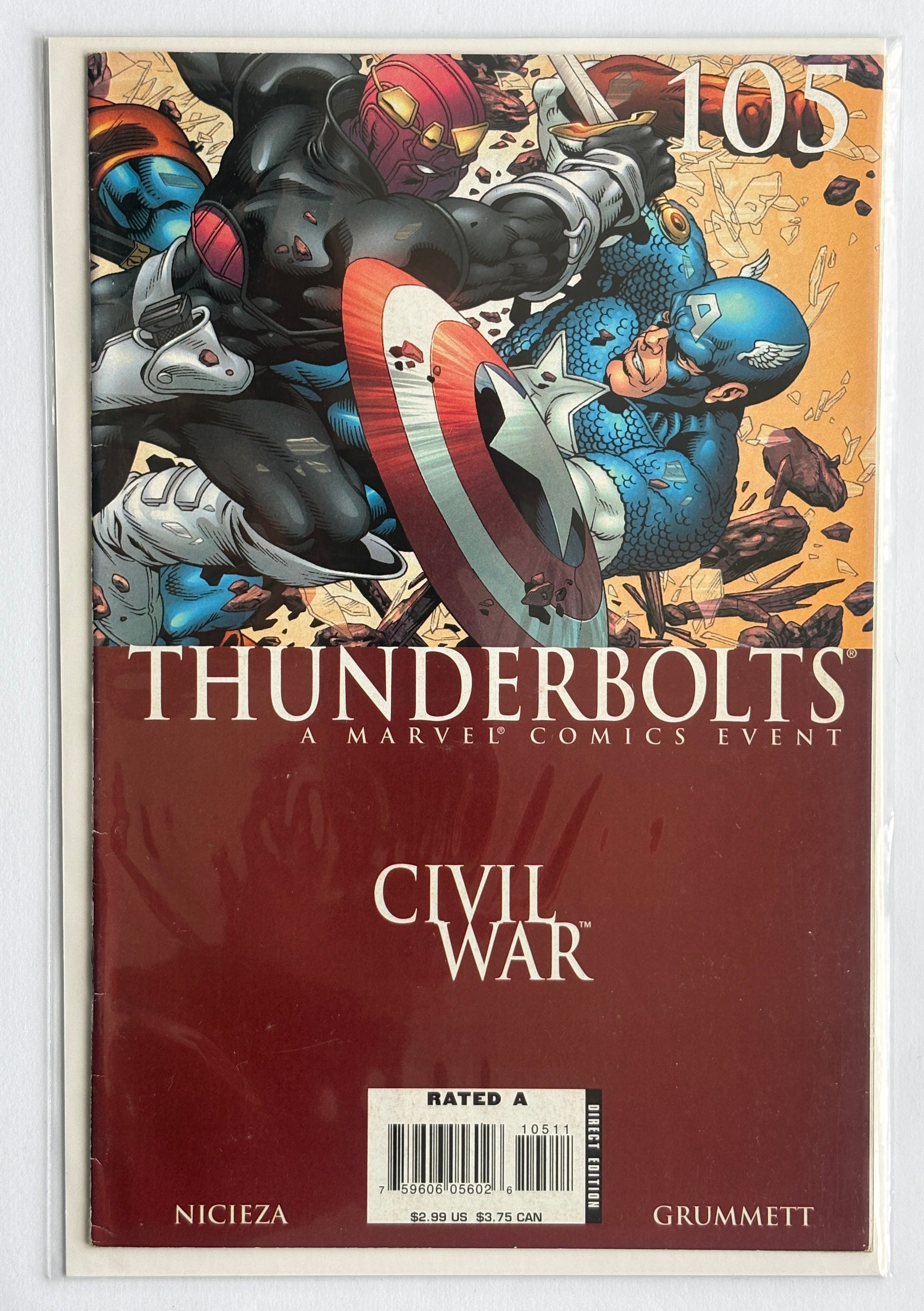 Thunderbolts #105 - 1st Printing Marvel Comics October 2005 FN+ 6.5