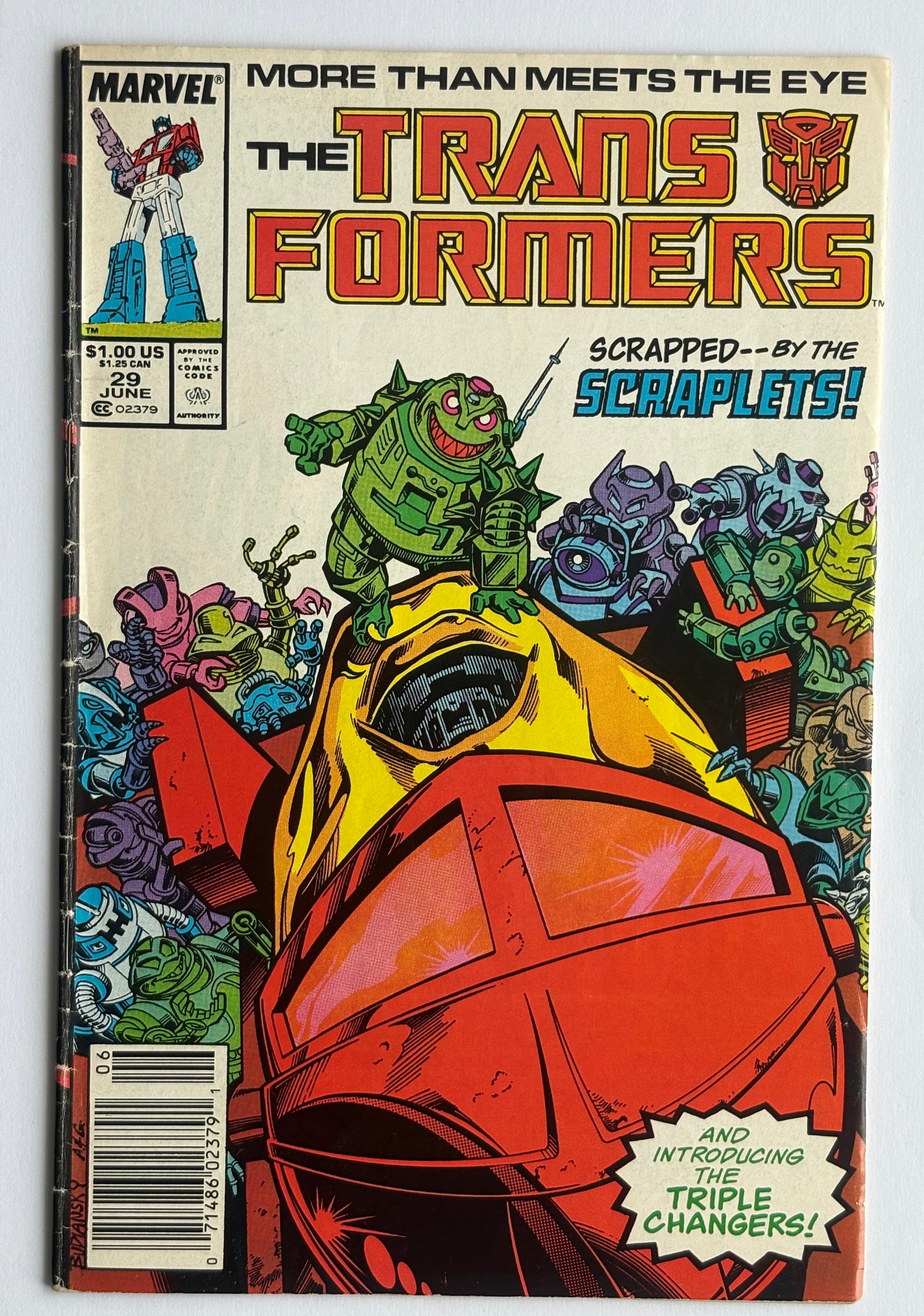 The Transformers #29 - Marvel Comics June 1987 VG/FN 5.0