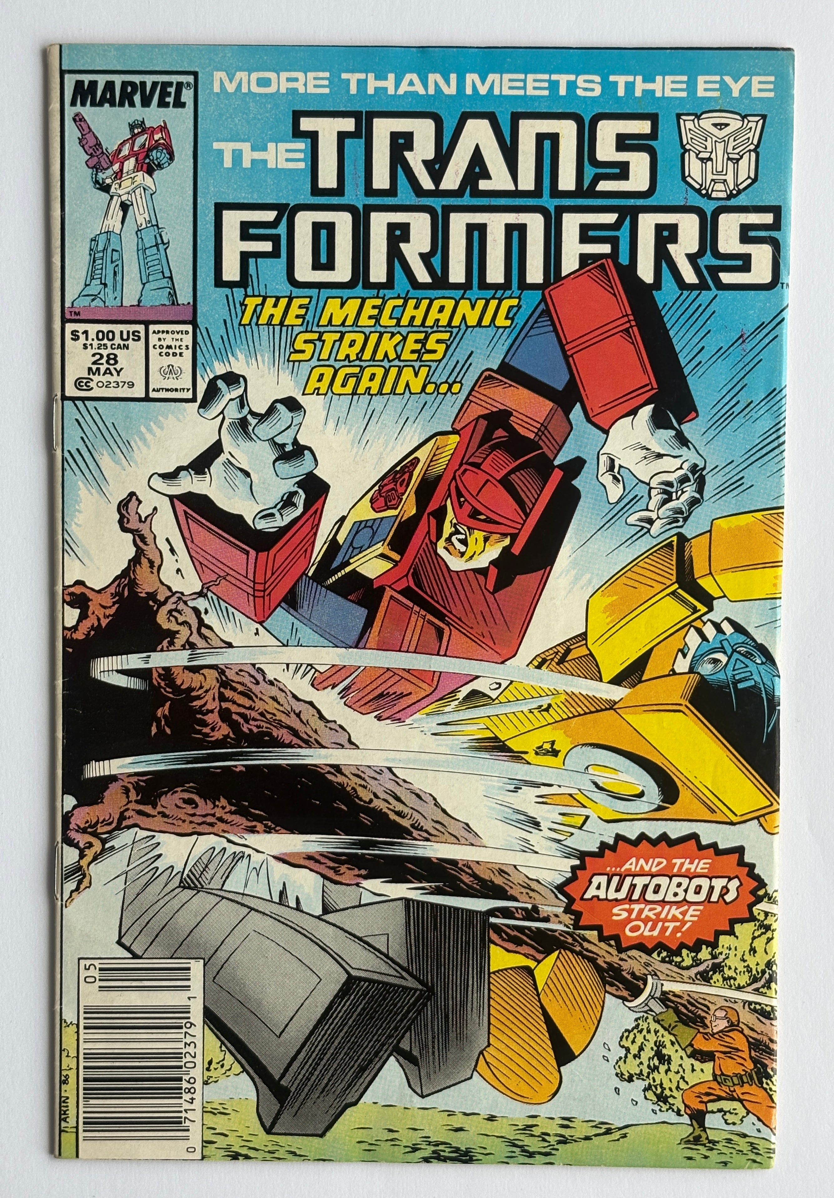 The Transformers #28 - Marvel Comics May 1987 FN- 5.5