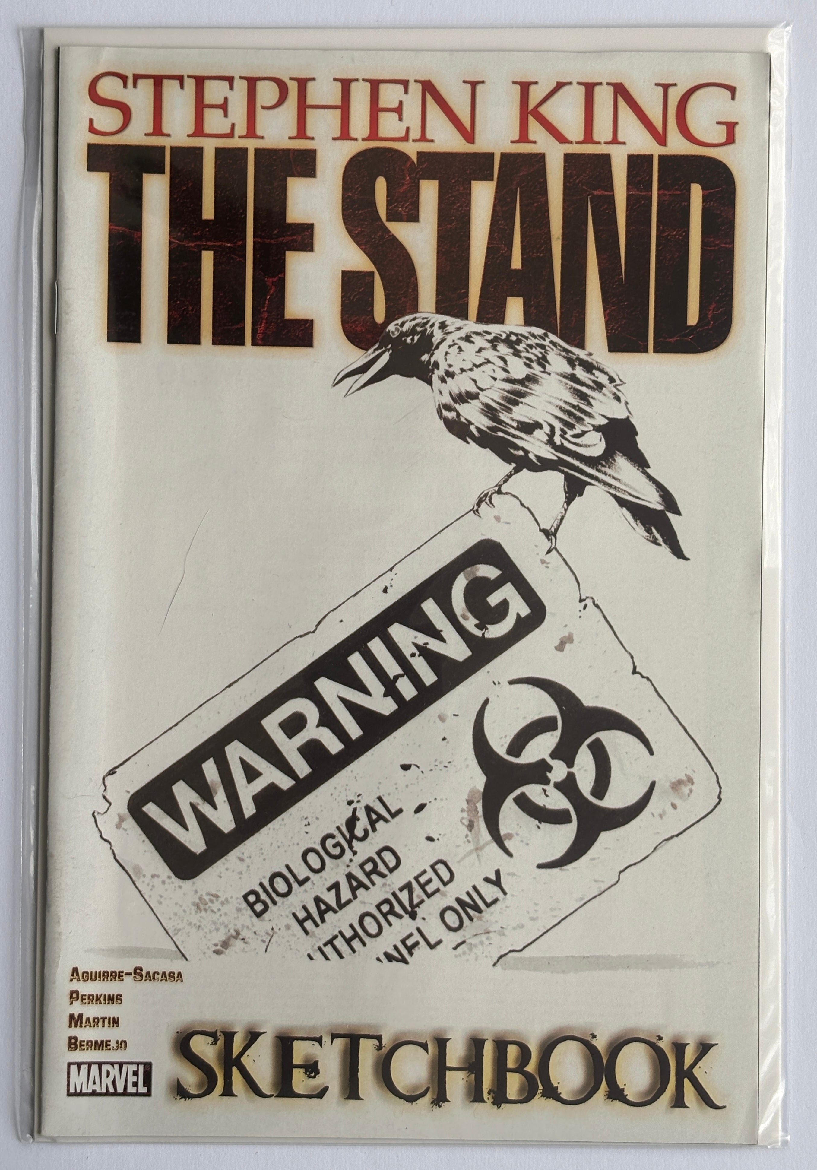 The Stand Sketchbook #1 - Stephen King - 1st Printing Marvel 2008 VF- 7.5