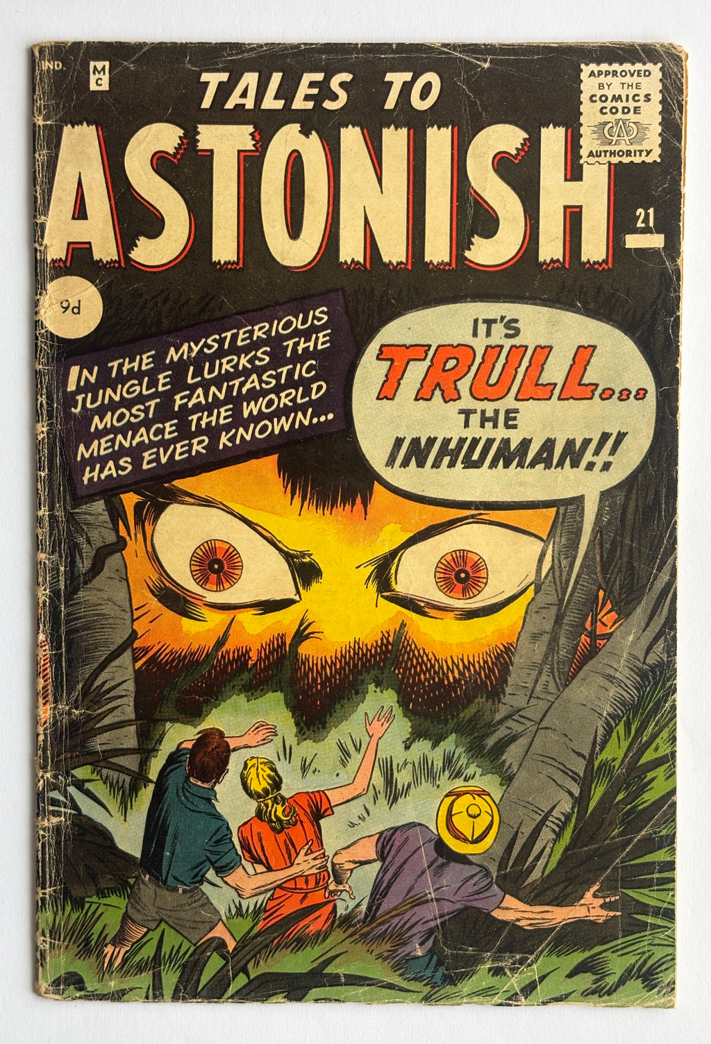 Tales to Astonish #21 Kirby, Ditko Marvel Comics UK Variant June 1961 GD/VG 3.0