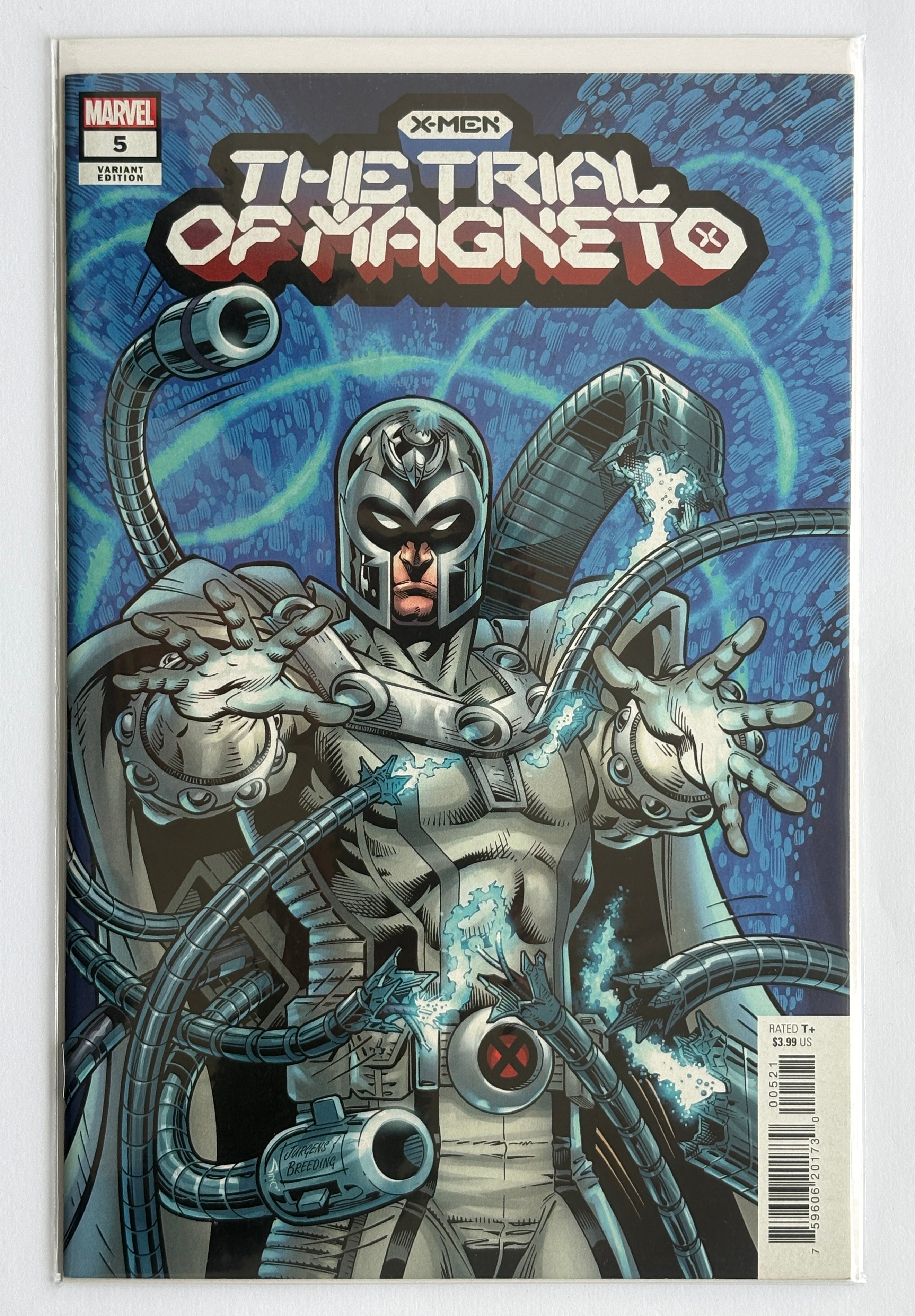 The Trial of Magneto #5 - 1st Print Variant Marvel Comics February 2022 VF+ 8.5