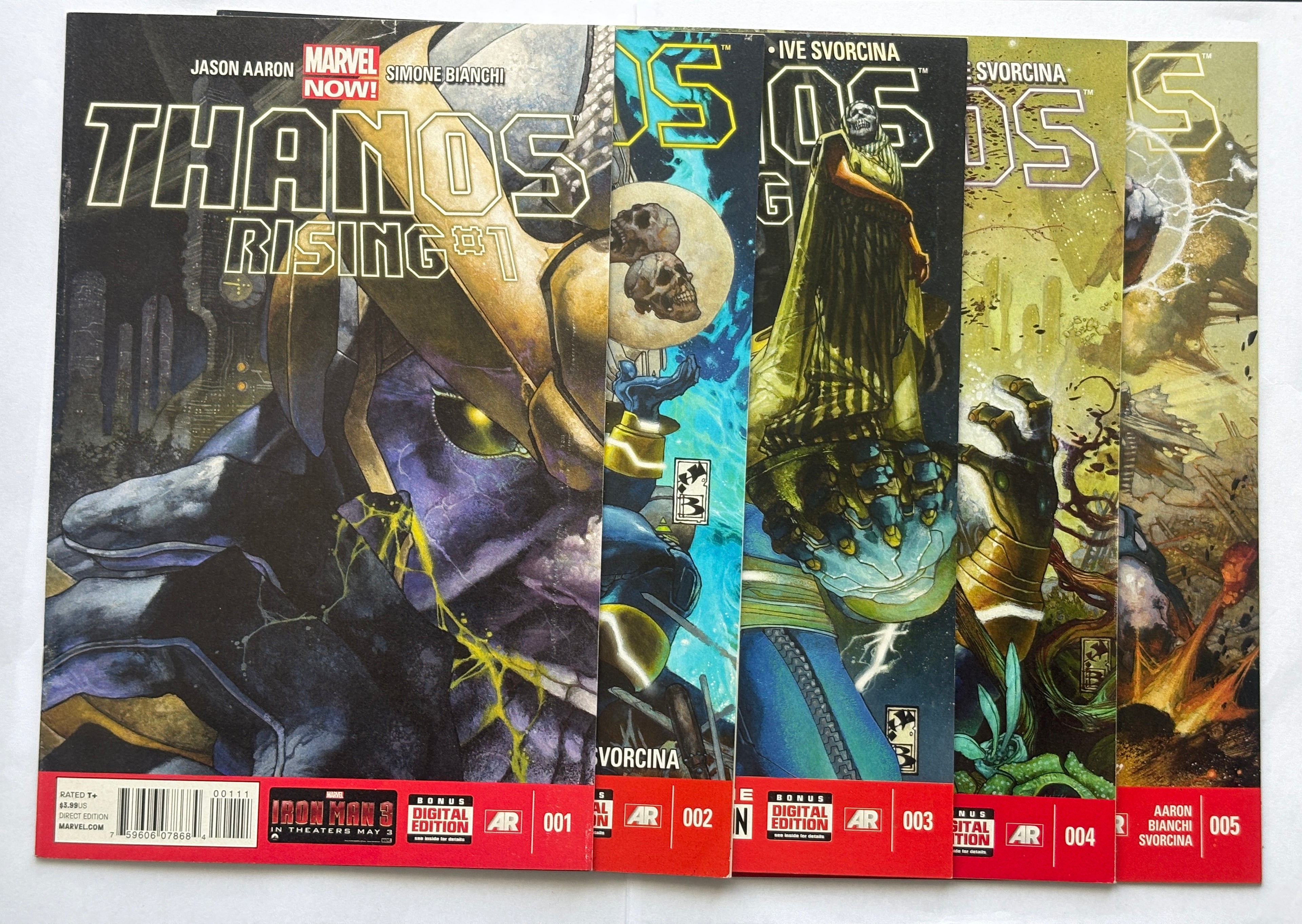 Thanos Rising #1 to 5 (5 Issue Set) Marvel Comics 2013 VF+ 8.5