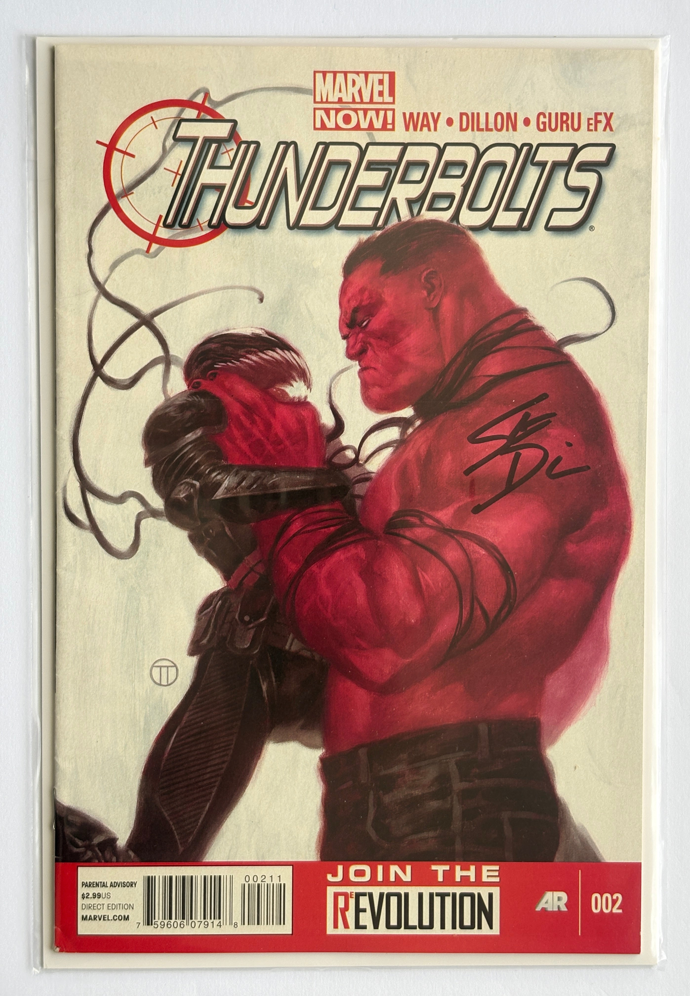 Thunderbolts #2 - Signed by Steve Dillon Marvel Comics 2013 F/VF 7.0