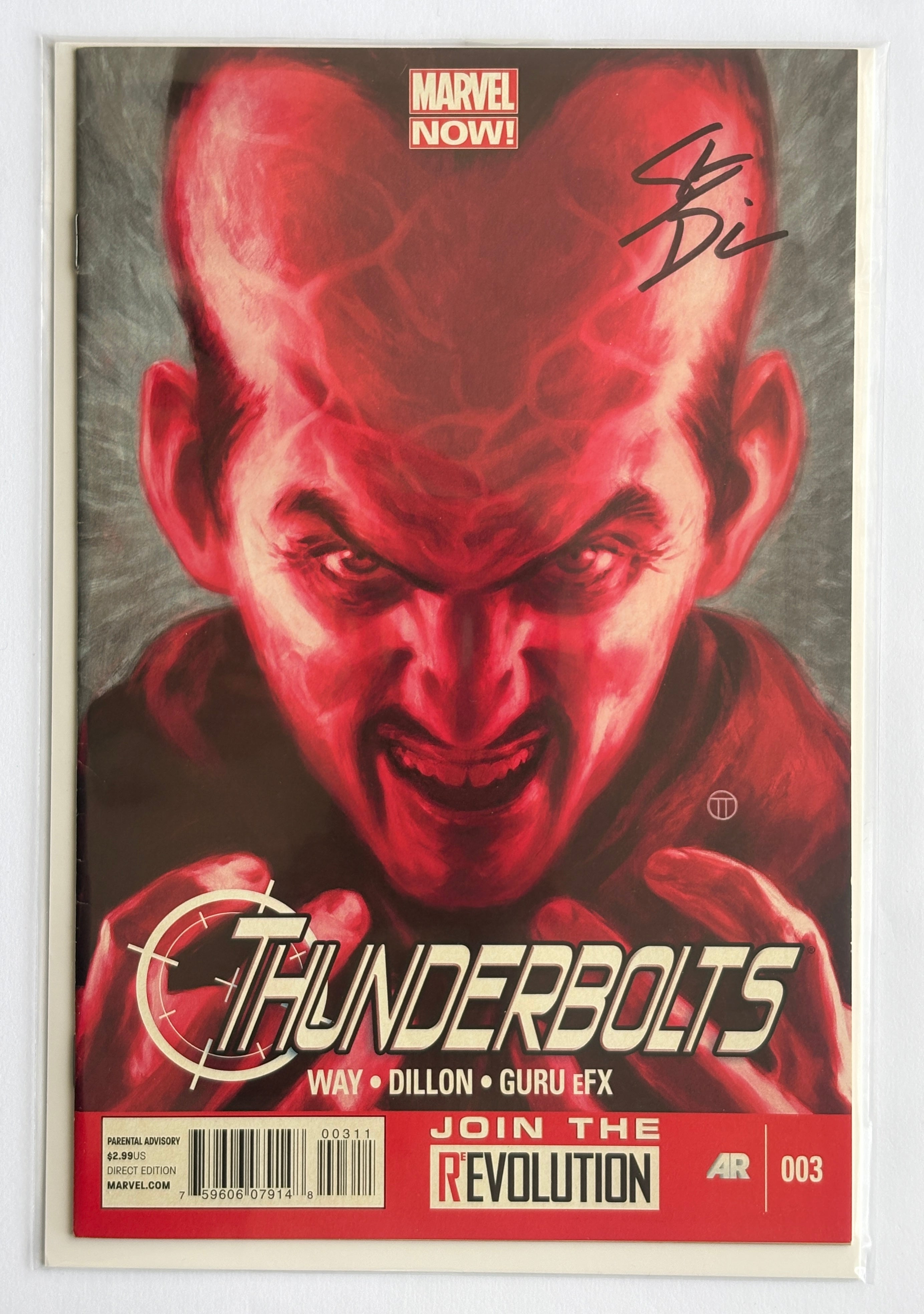 Thunderbolts #3 - Signed by Steve Dillon Marvel Comics 2013 F/VF 7.0