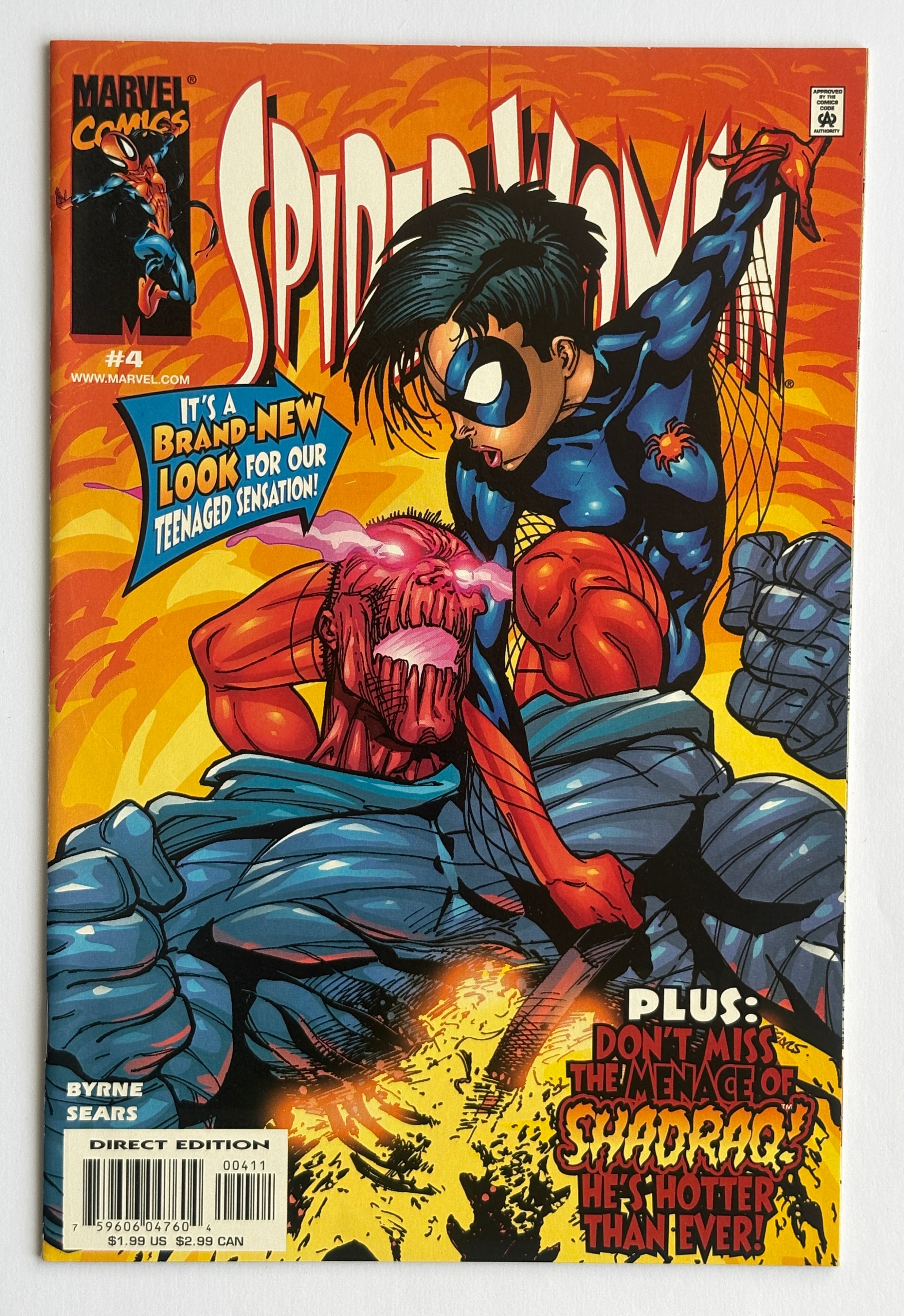 Spider-Woman #4 - 1st Printing - Marvel Comics - October 1999 F/VF 7.0