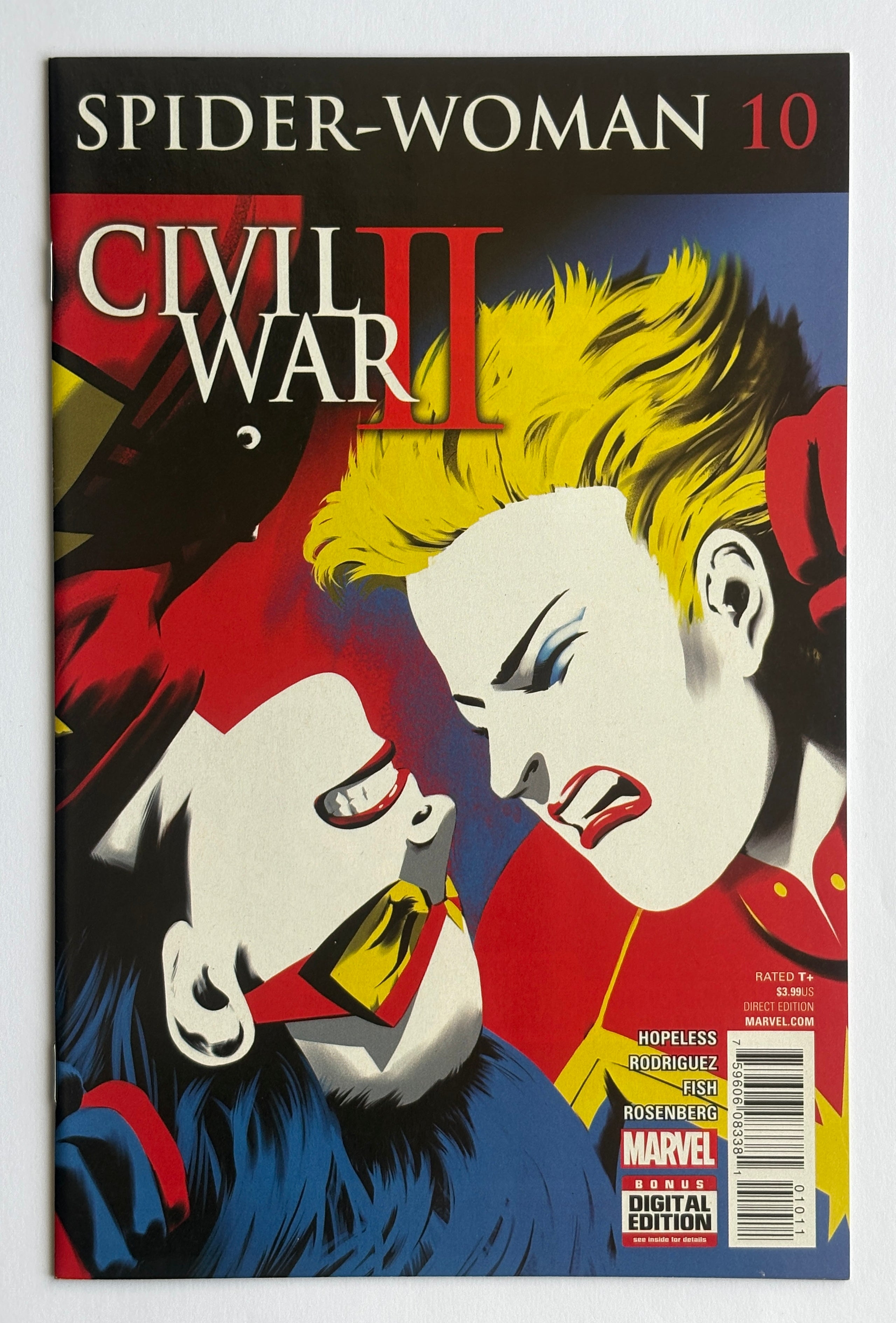 Spider-Woman #10 - Civil War II 1st Printing Oct 2016 VF- 7.5