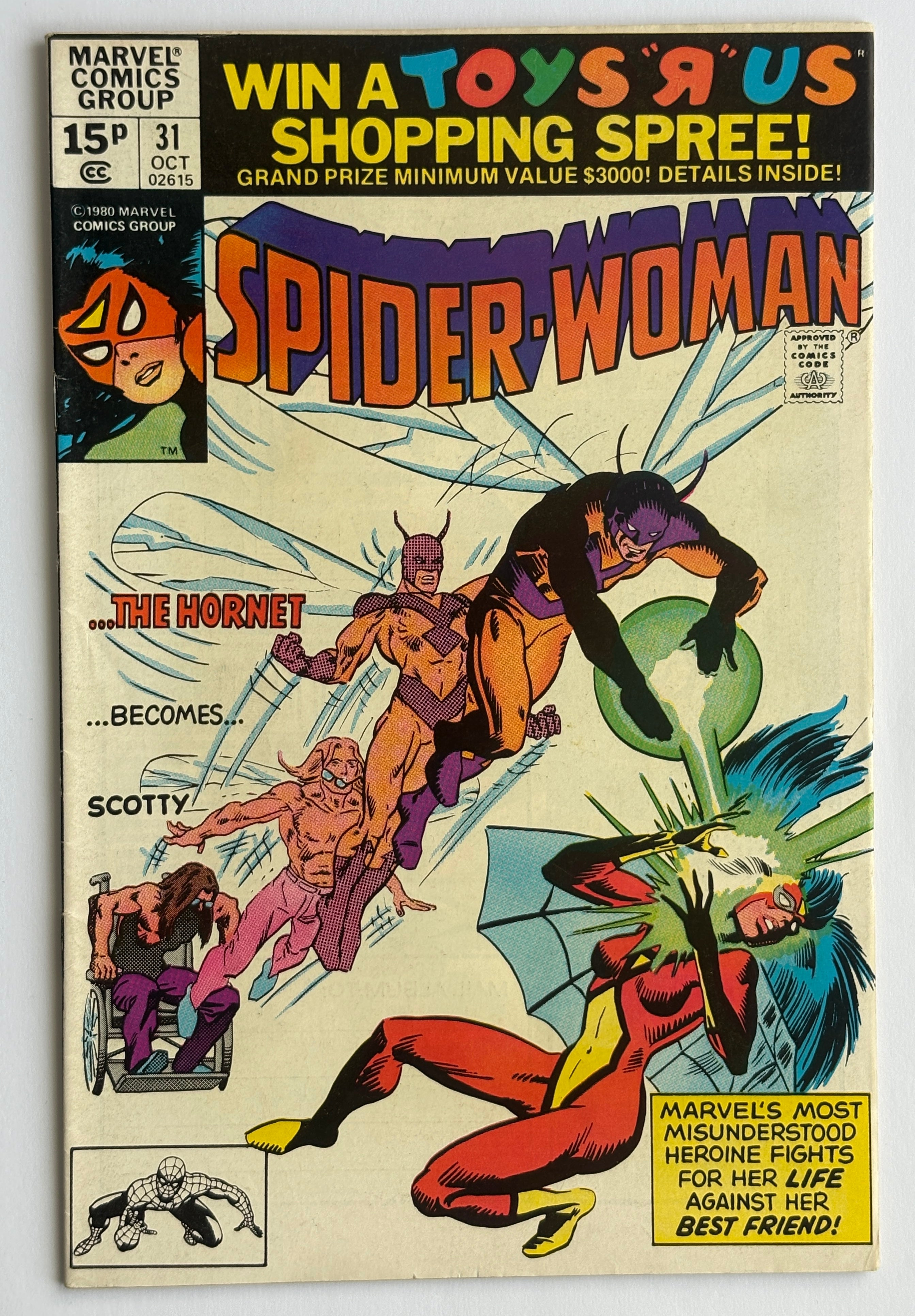Spider-Woman #31 - Marvel Comics UK Variant October 1980 VF- 7.5