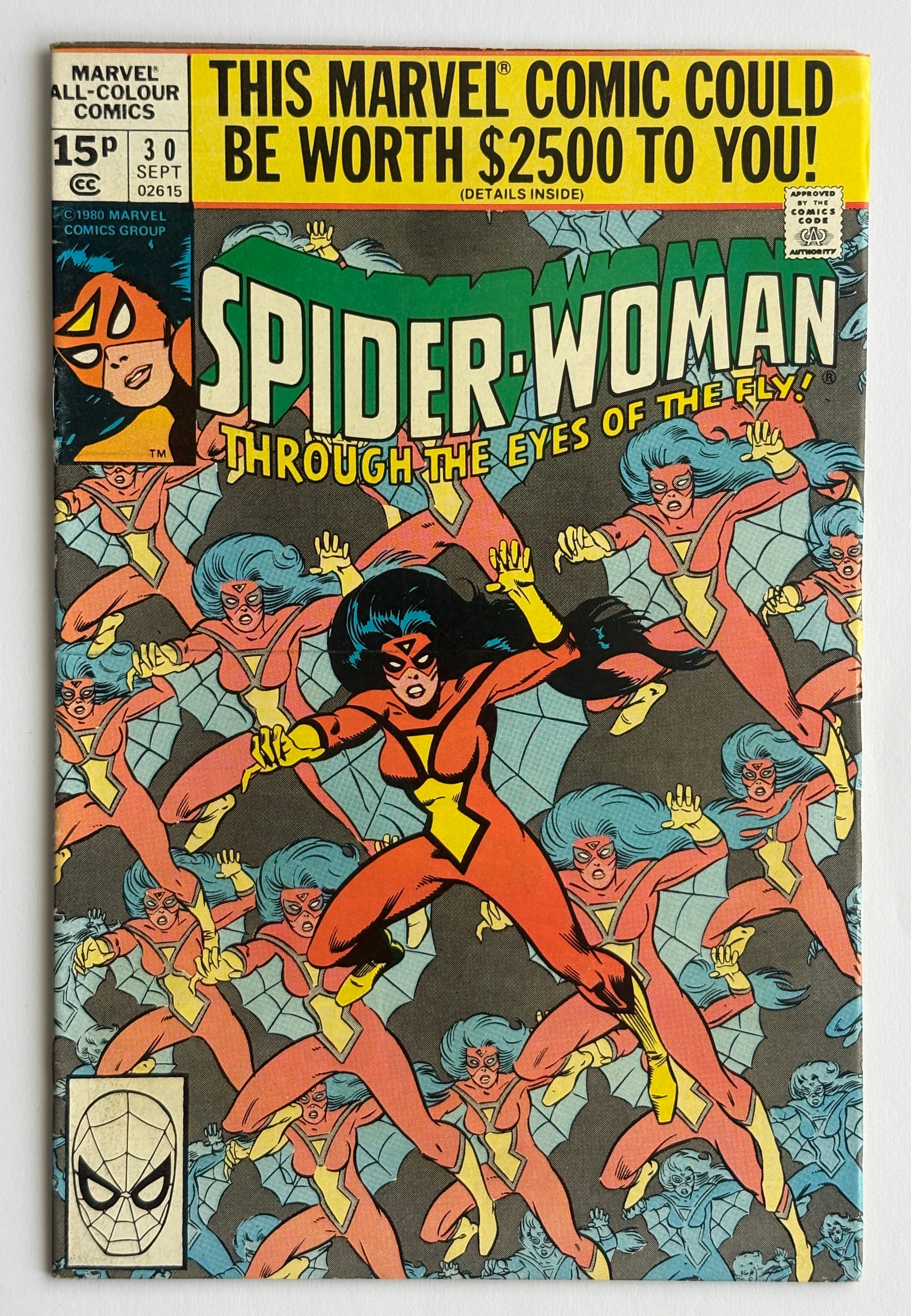 Spider-Woman #30 - Marvel Comics UK Variant September 1980 VF- 7.5