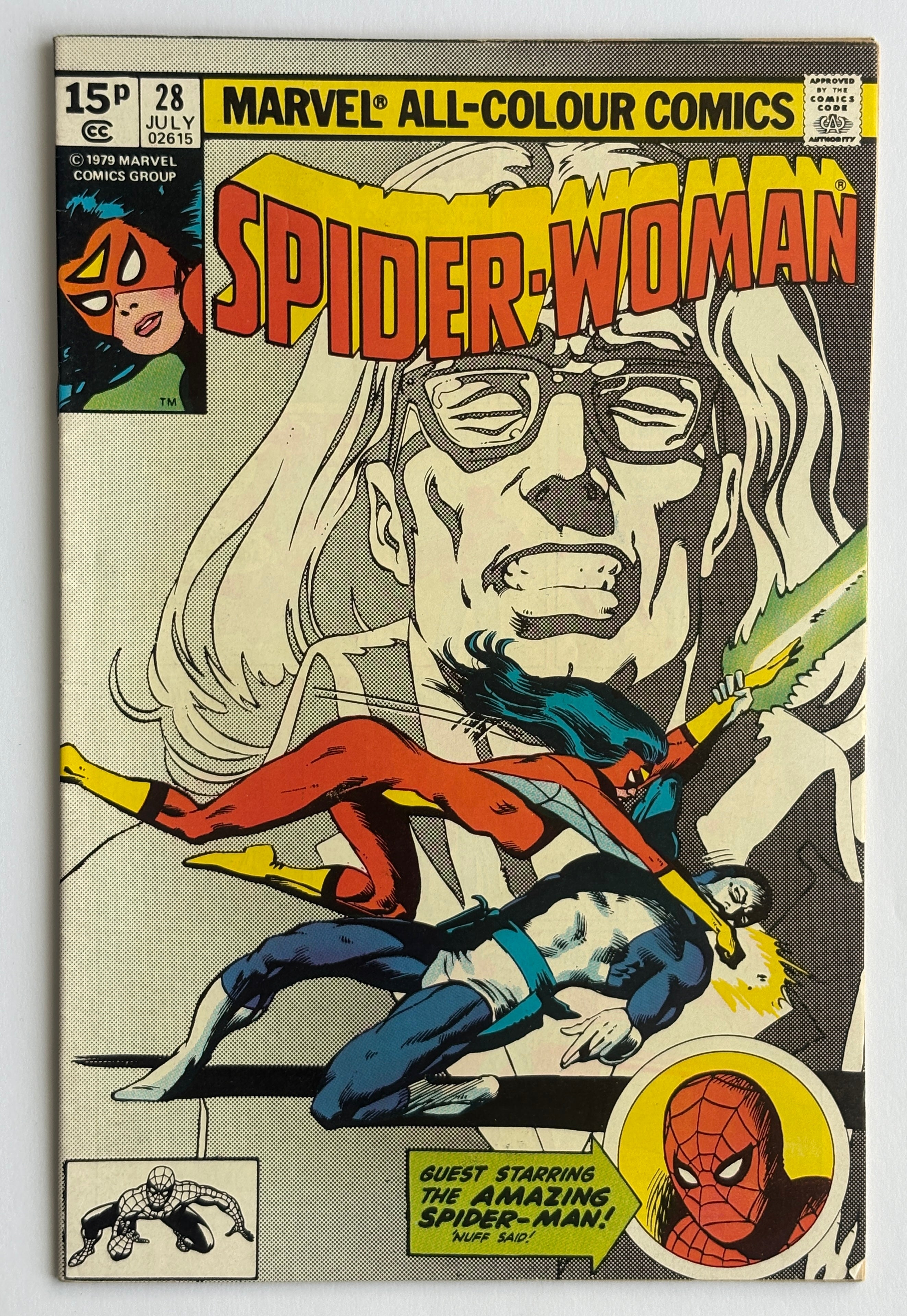 Spider-Woman #28 - Marvel Comics UK Variant July 1980 VF- 7.5
