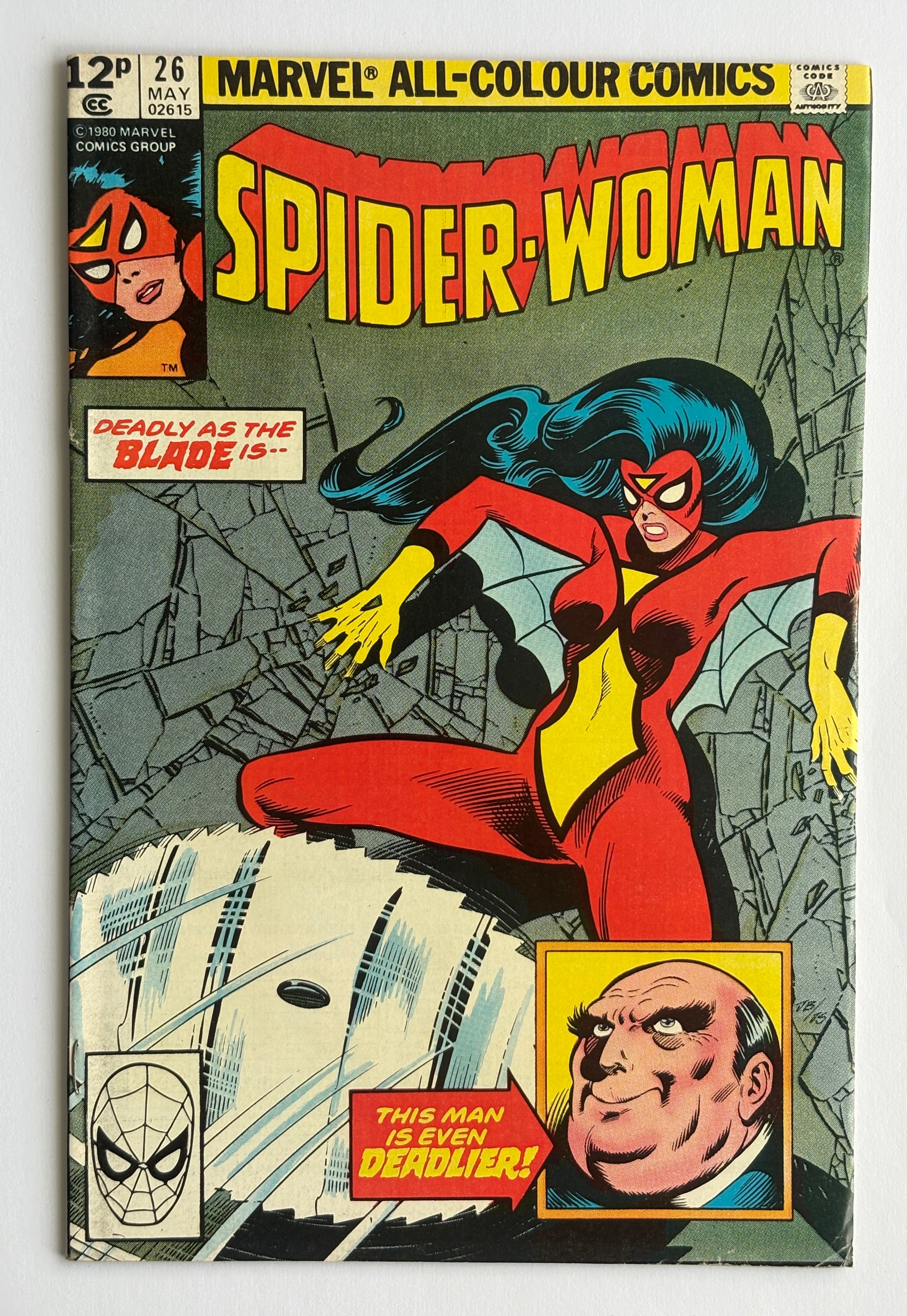 Spider-Woman #26 - Marvel Comics UK Variant May 1980 VF- 7.5