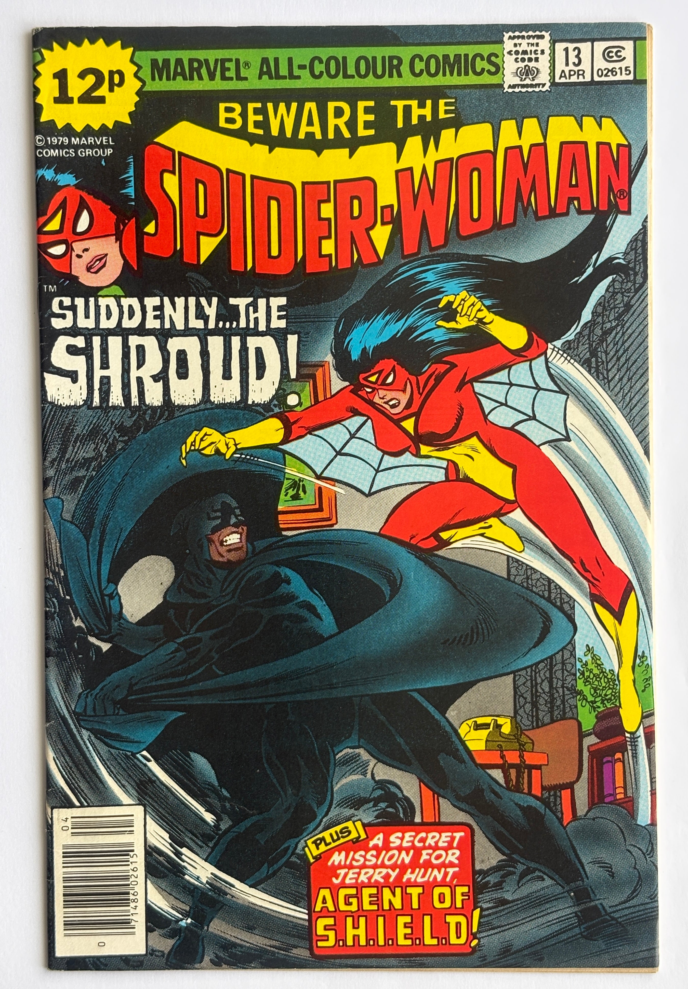 Spider-Woman #13 - Marvel Comics UK Variant - April 1979 VF- 7.5