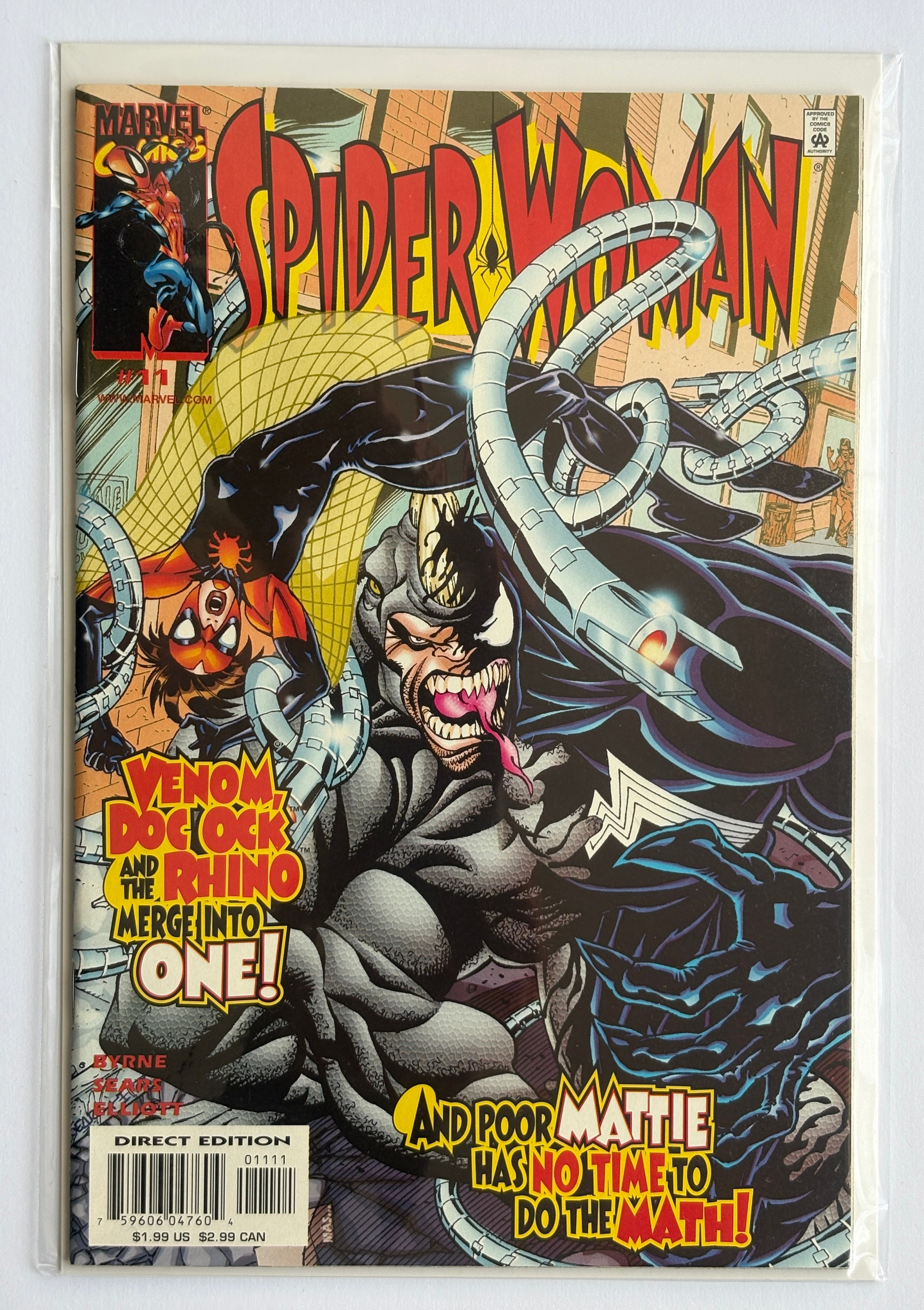 Spider-Woman #11 - 1st Printing - Marvel Comics - May 2000 VF+ 8.5
