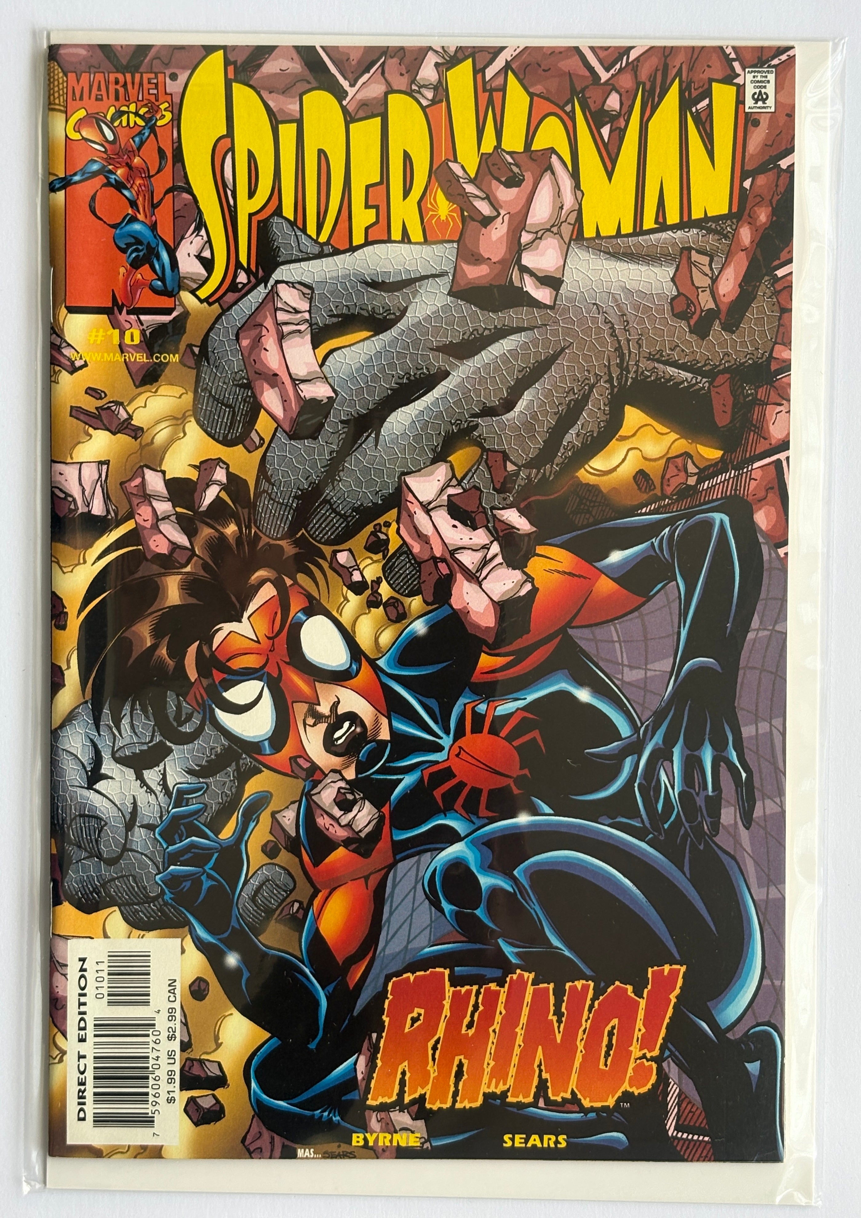 Spider-Woman #10 - 1st Printing - Marvel Comics - April 2000 VF+ 8.5