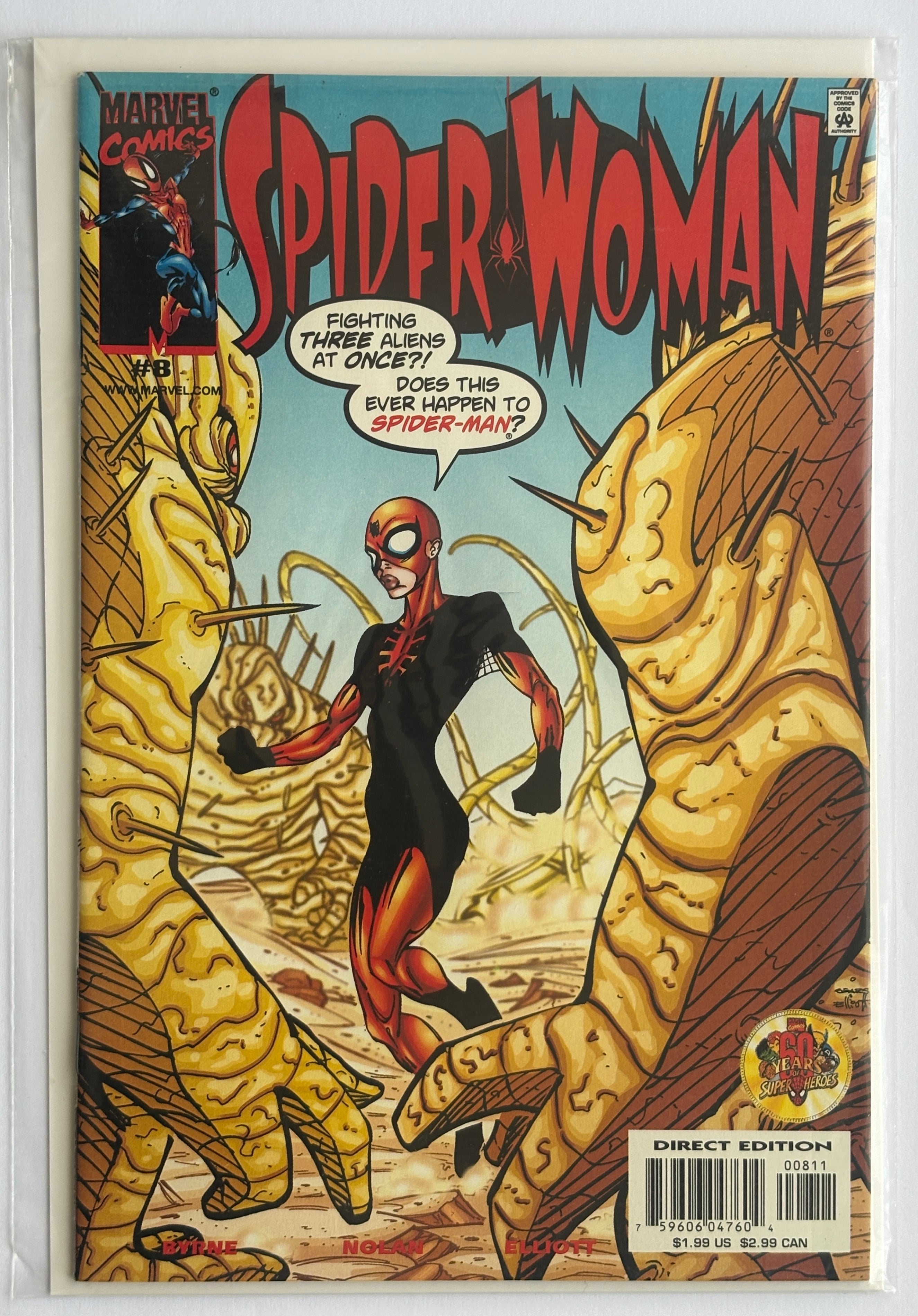 Spider-Woman #8 - 1st Printing - Marvel Comics - February 2000 VF 8.0