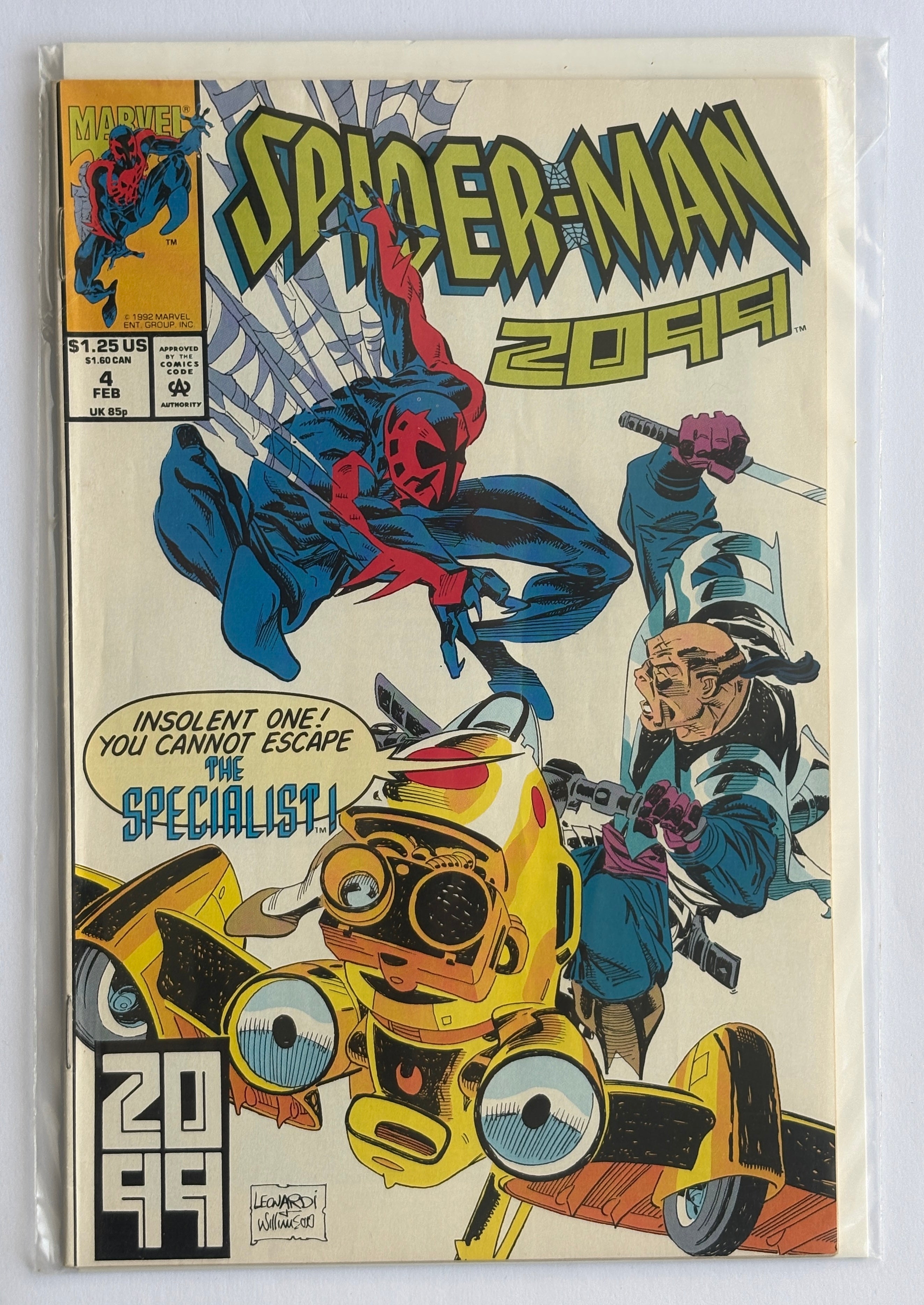 Spider-Man 2099 #4 - 1st Printing - Marvel Comics February 1993 VF- 7.5