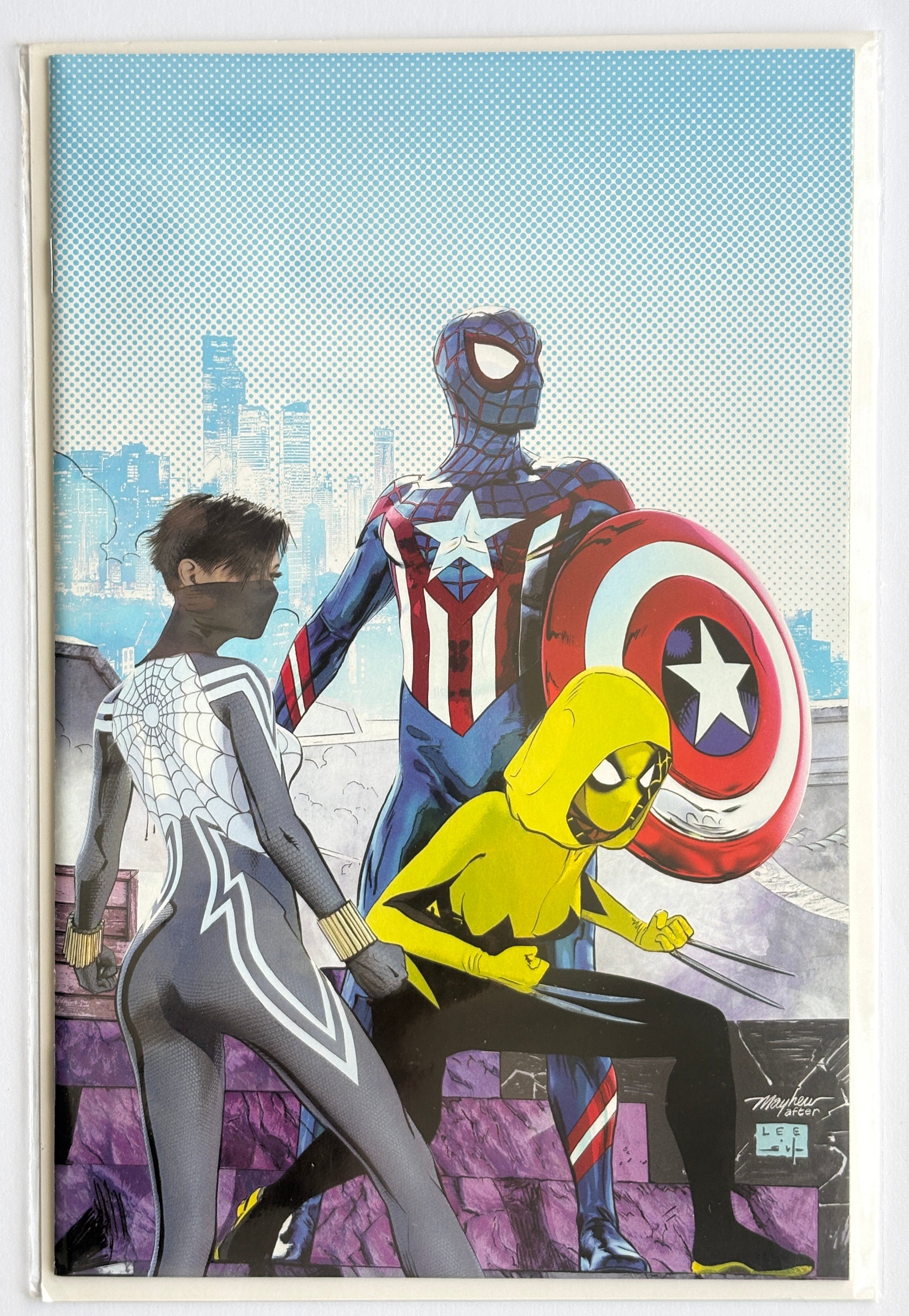 What If.. Miles Morales Became Captain America #1 - Mayhew Virgin Variant NM 9.4