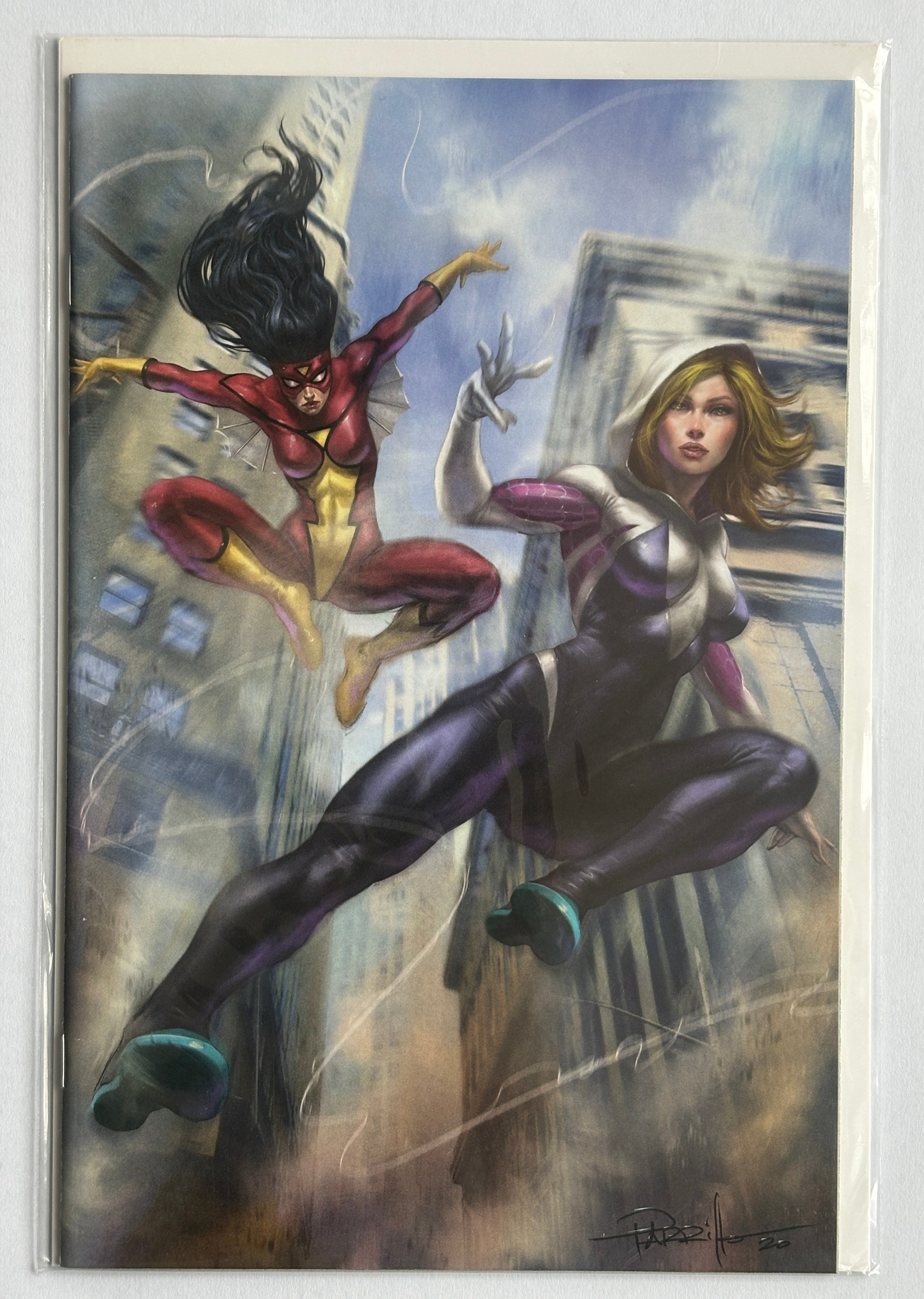 Spider-Woman #5 - Parrillo Virgin Variant Marvel December 2020 NM- 9.2