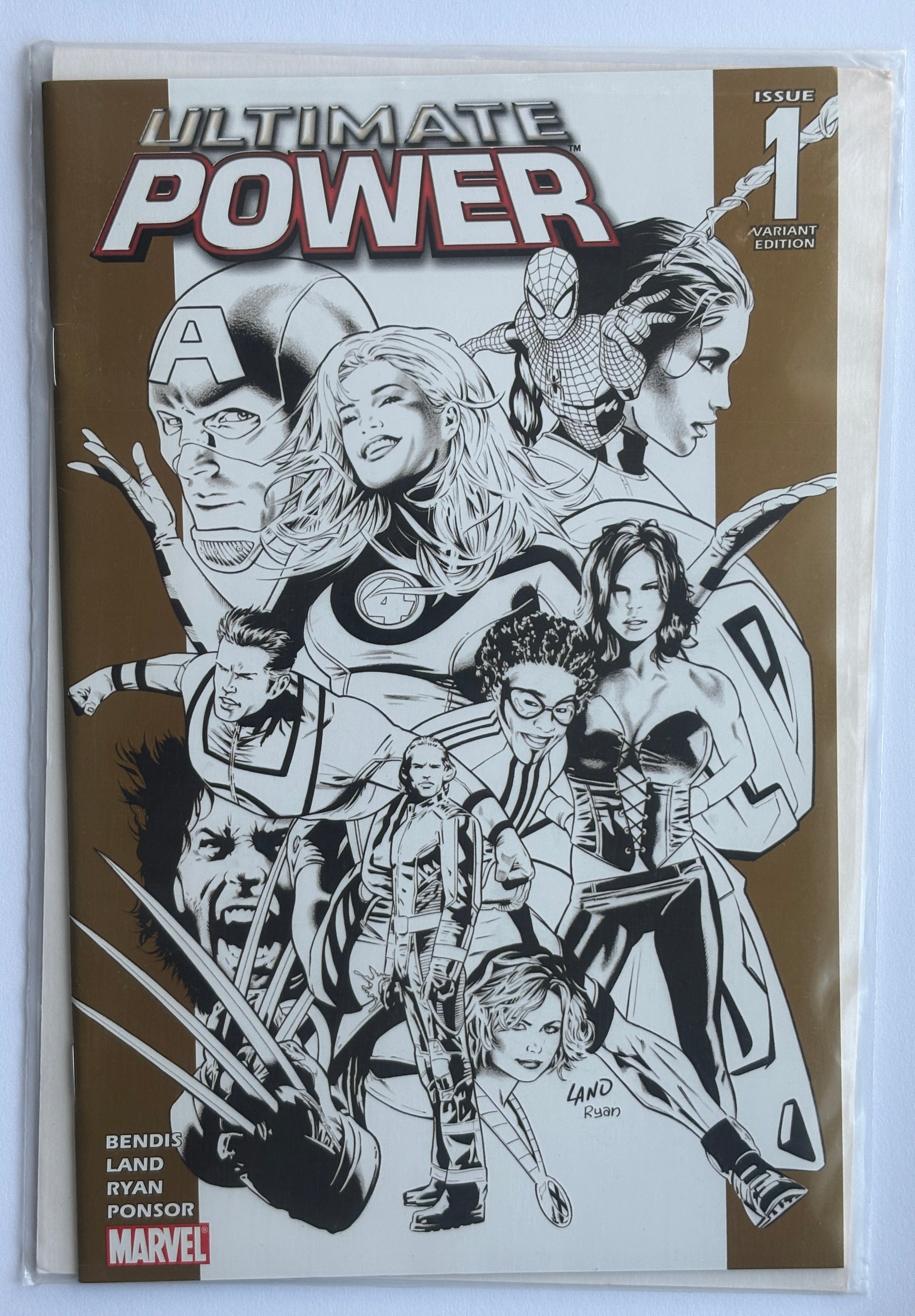 Ultimate Power #1 - 1st Printing Sketch Variant Marvel December 2006 VF+ 8.5