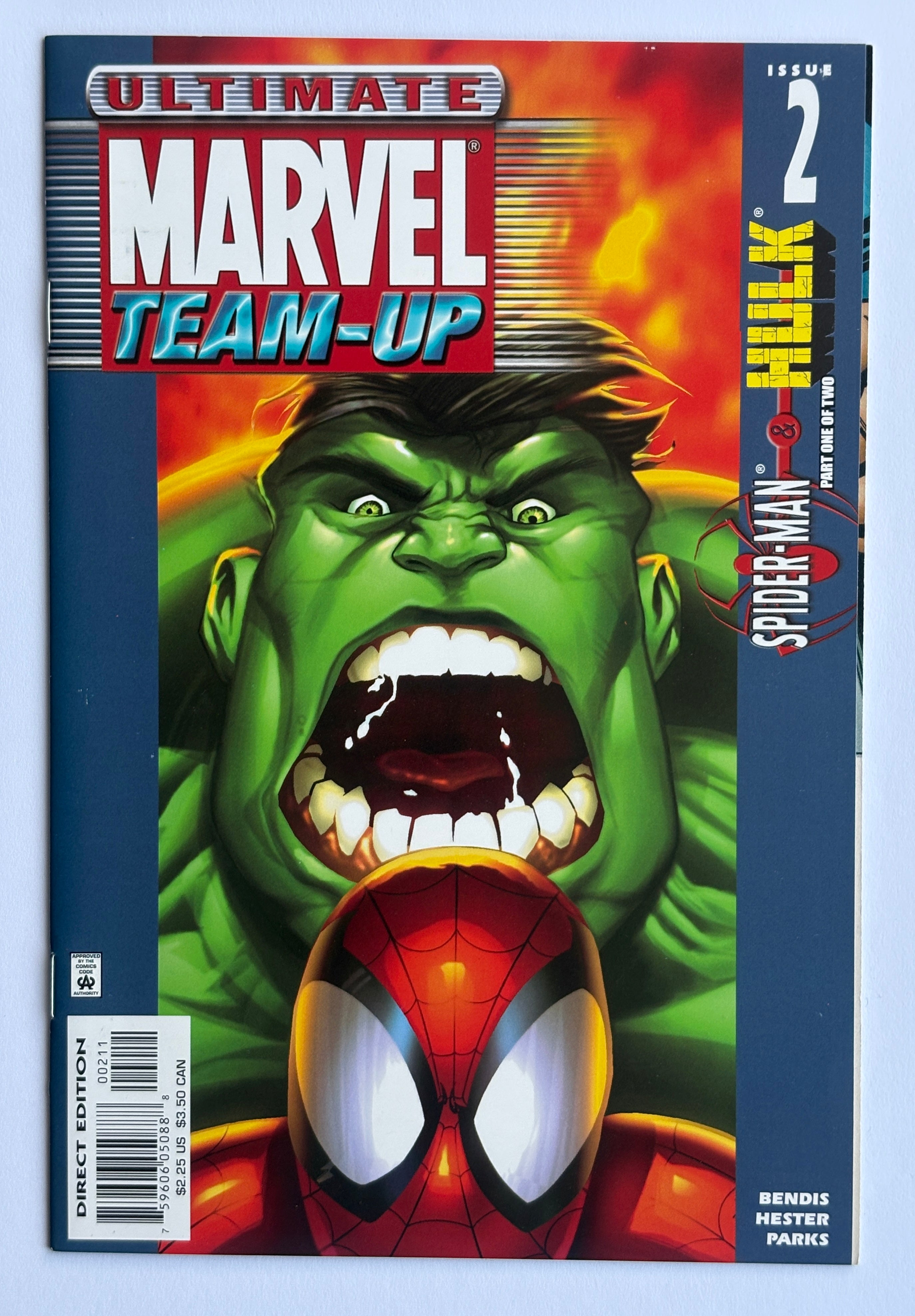 Ultimate Marvel Team-Up #2 & 3 - Spider-Man & Hulk 1 & 2 Complete Story VF+ 8.5
