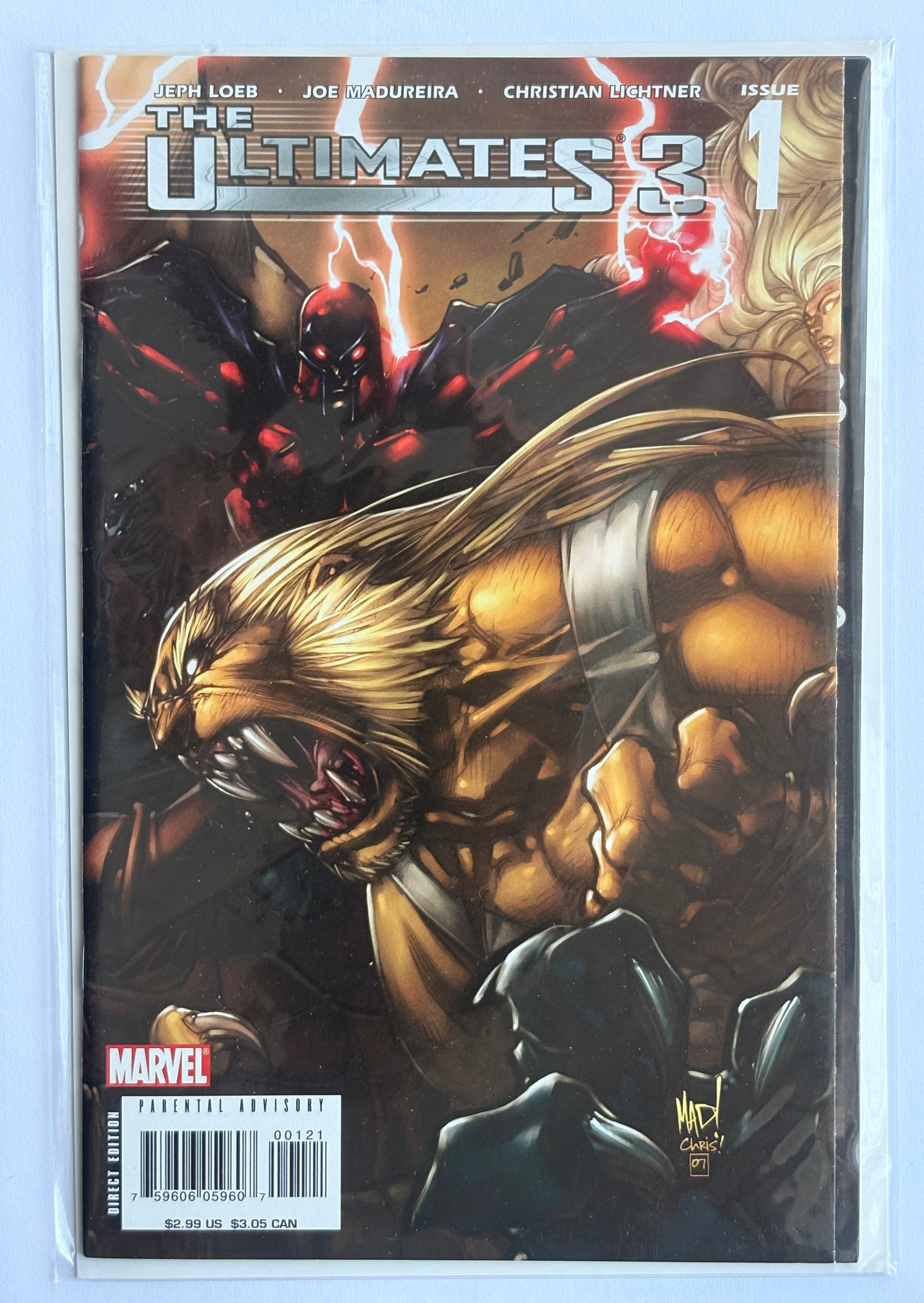 The Ultimates 3 #1 - 1st Printing Villains Gatefold Variant Marvel 2008 VF 8.0