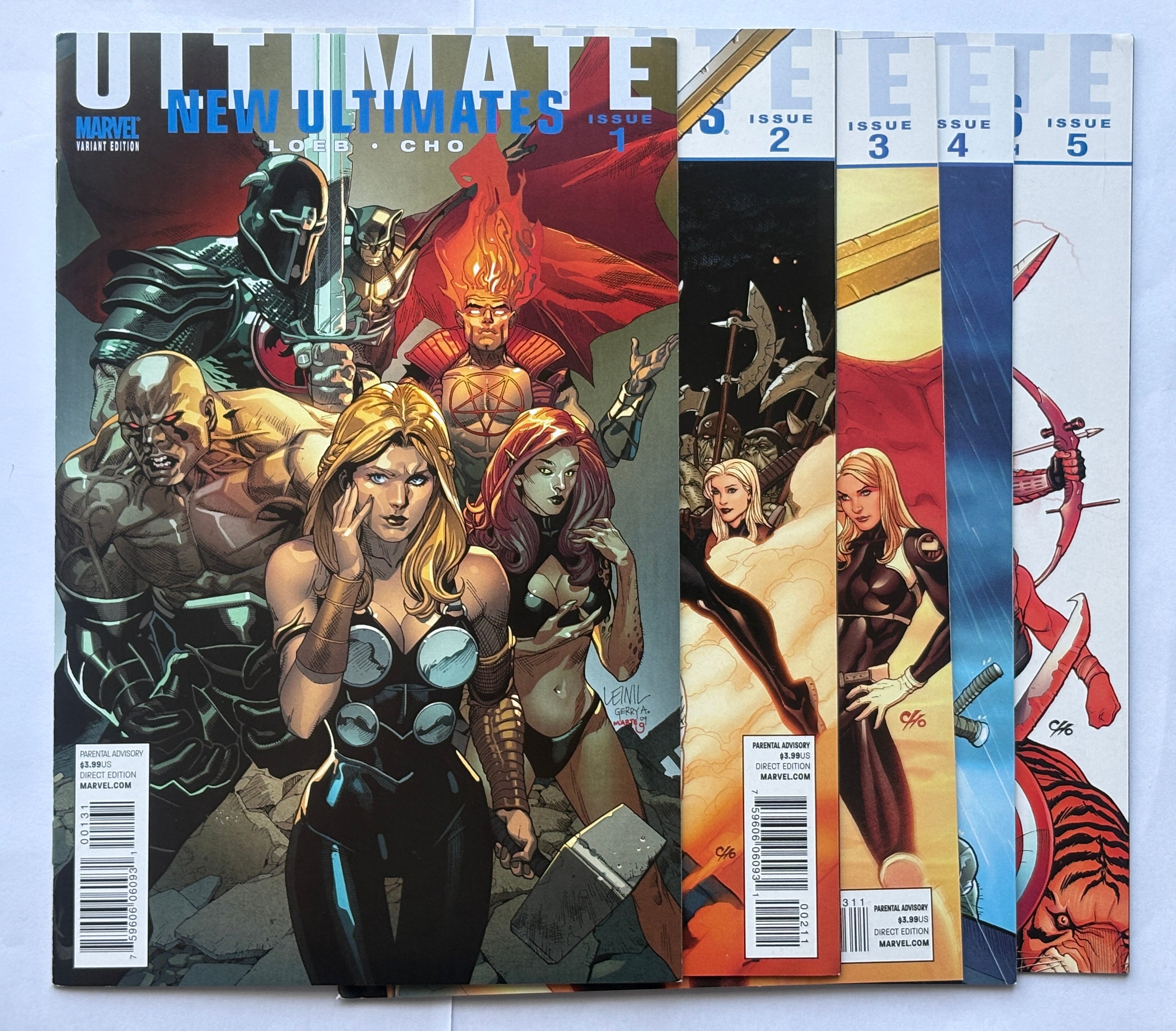 Ultimate New Ultimates #1 to 5 Set (5 Comics) - Marvel Comics 2010 VF 8.0