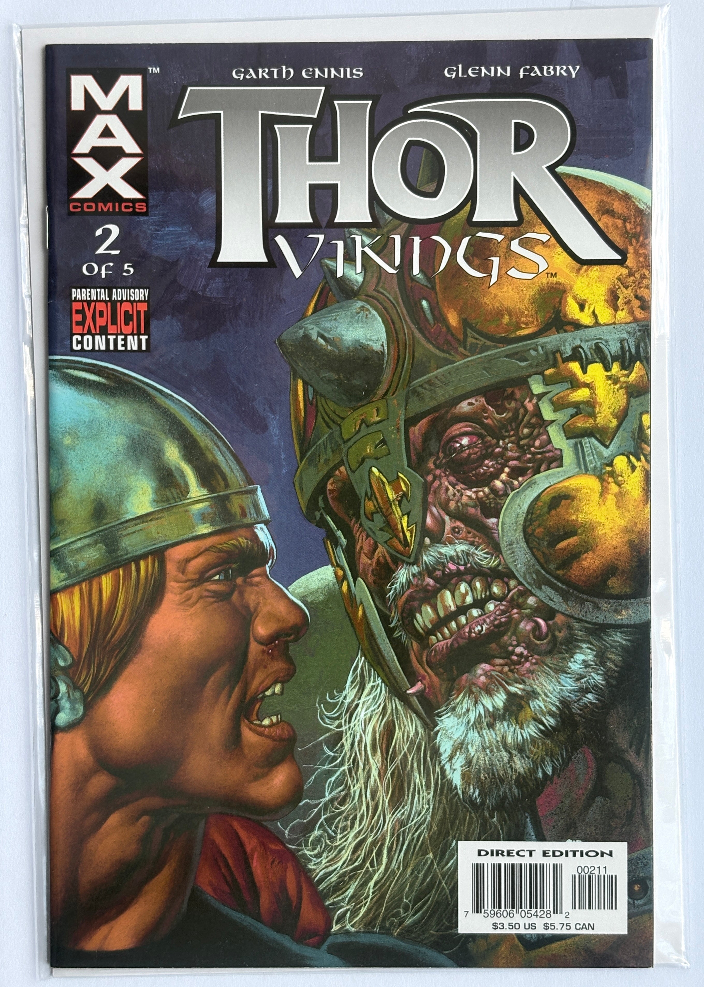 Thor Vikings #2 (2 of 5) - 1st Printing Marvel Comics October 2003 NM- 9.2