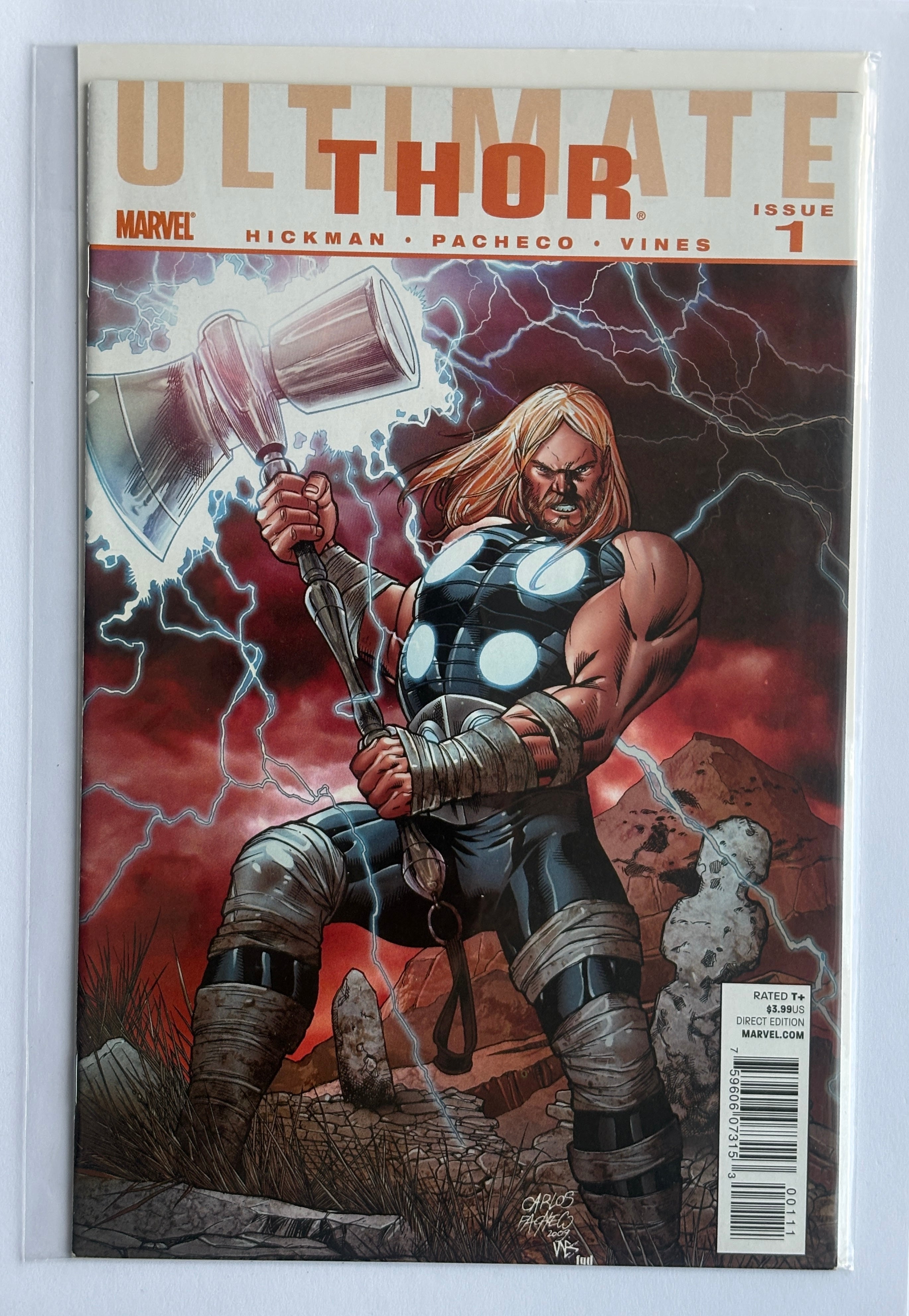 Ultimate Thor #1 - 1st Printing - Marvel Comics December 2010 VF- 7.5