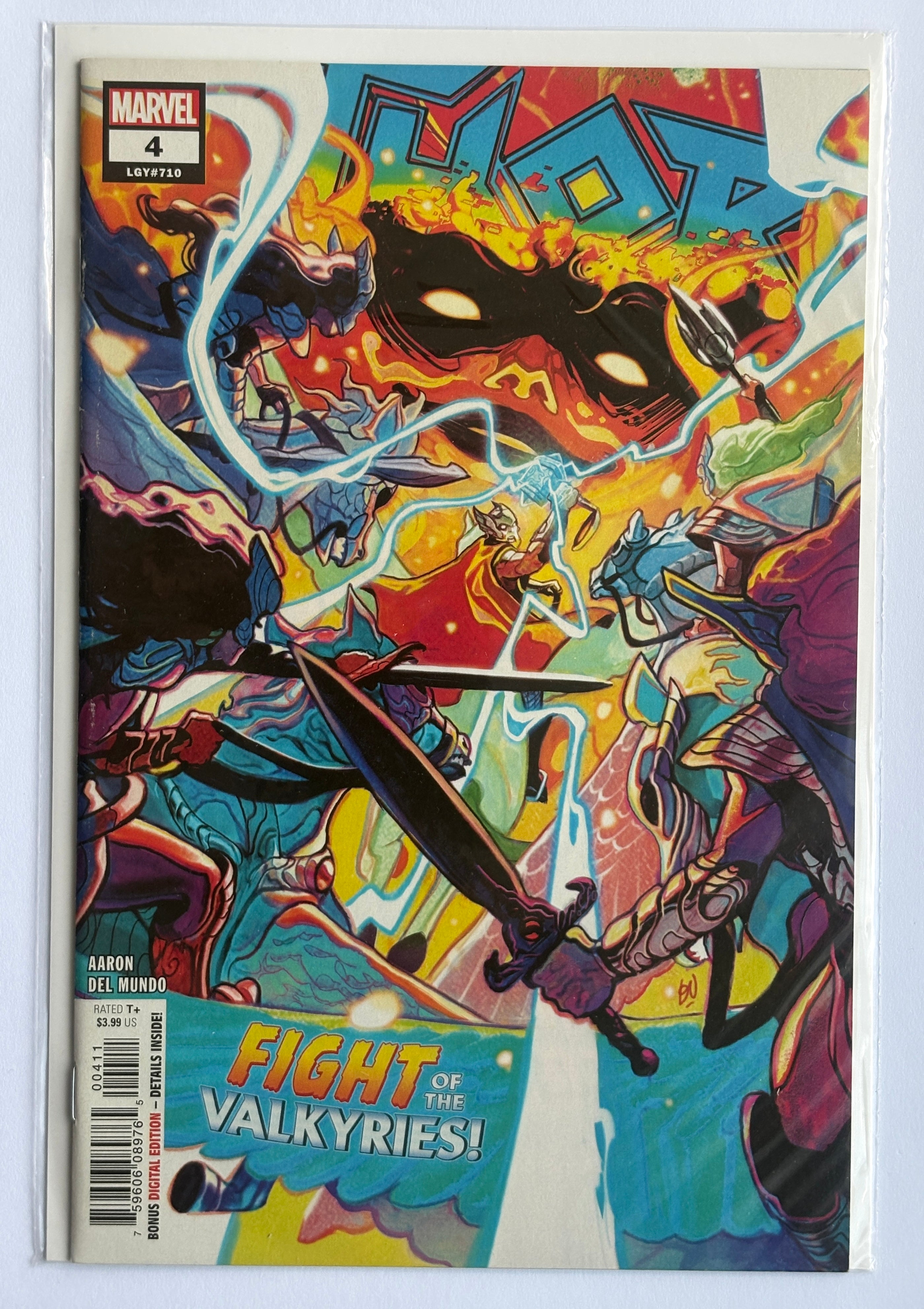Thor #4 - Fight of the Valkyries - 1st Print Marvel Comics October 2018 VF+ 8.5