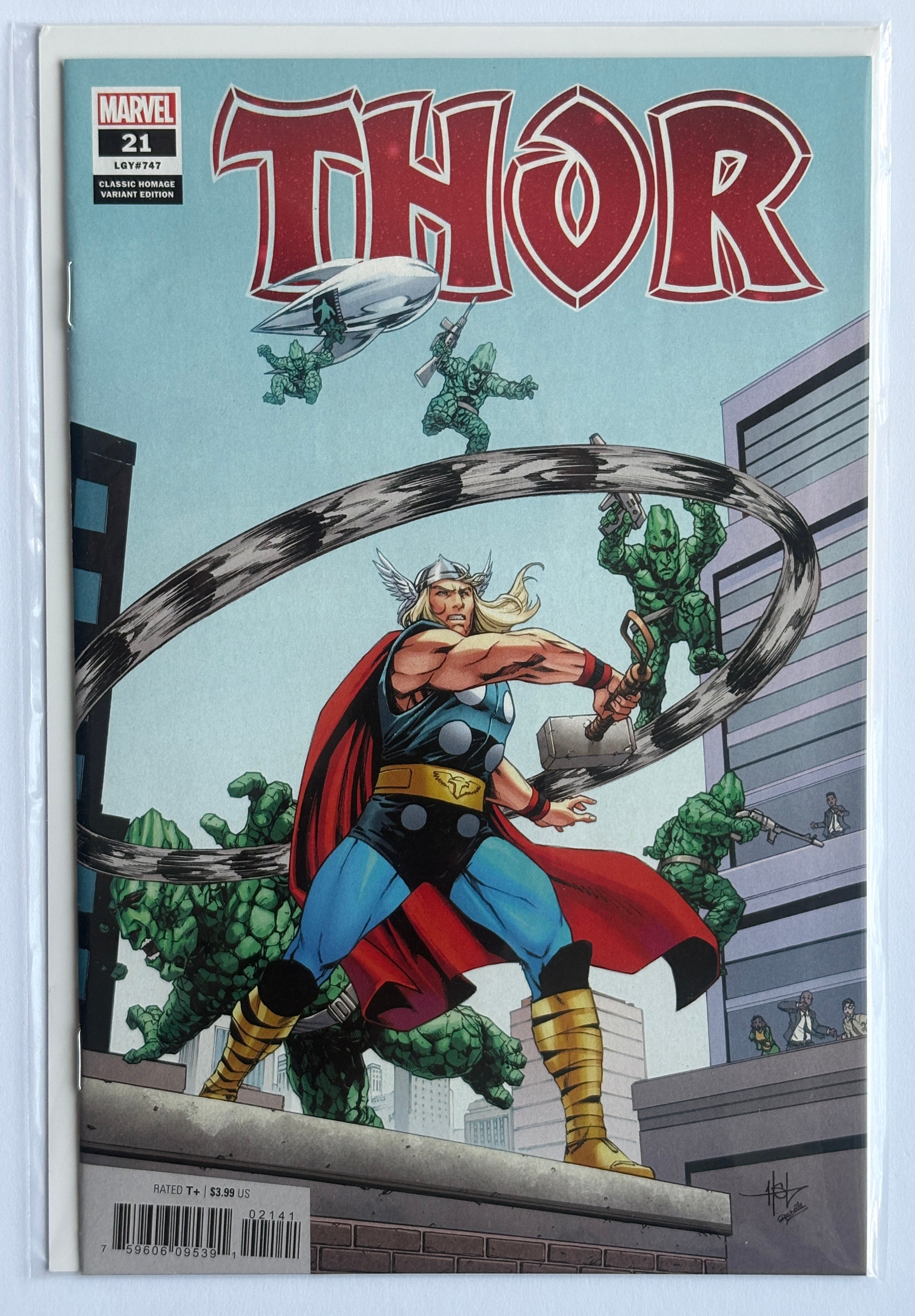 Thor #21 - 1st Printing - Homage Variant Marvel Comics  March  2022 NM- 9.2