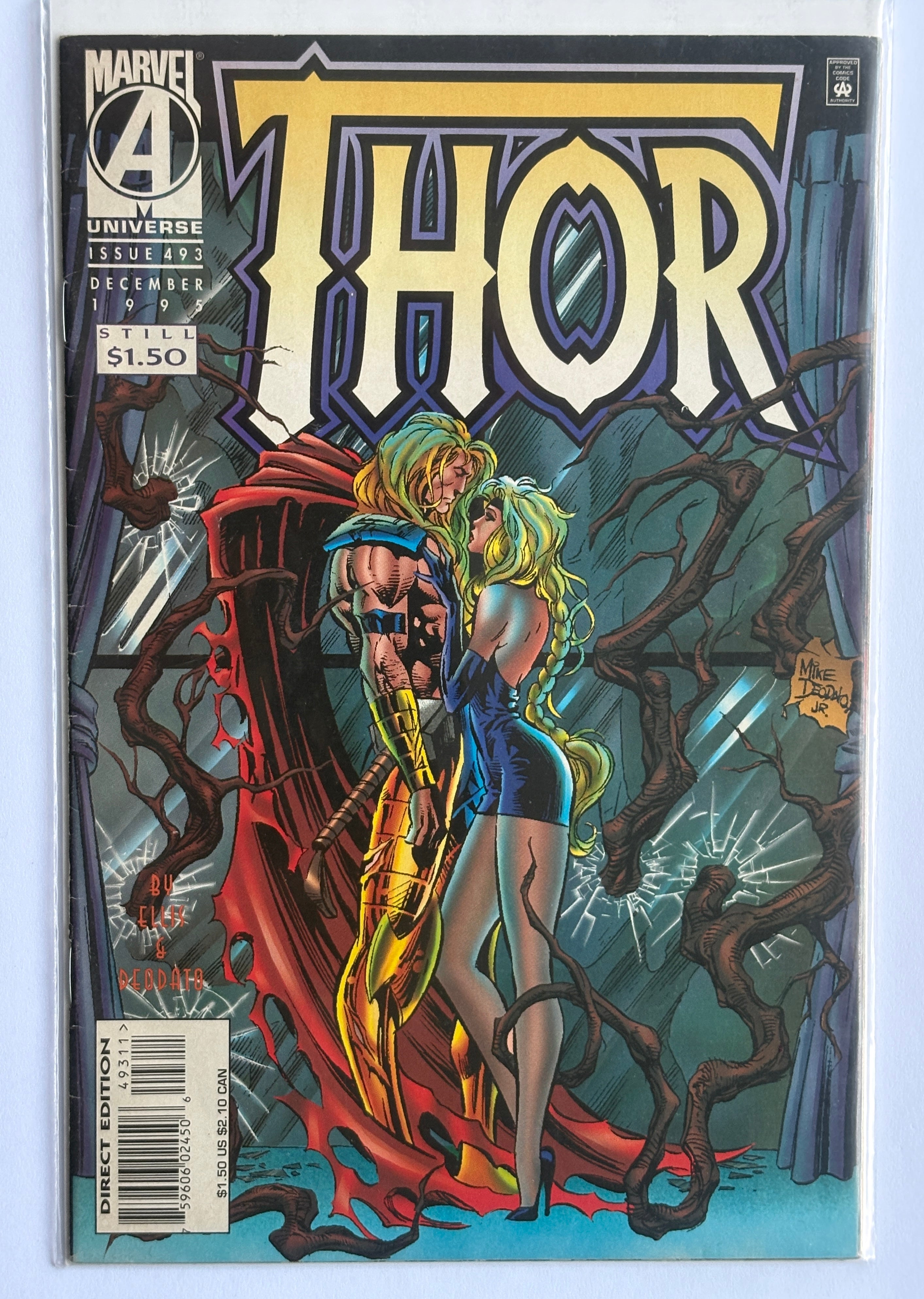 Thor #493 - 1st Printing Marvel Comics December 1995 FN 6.0