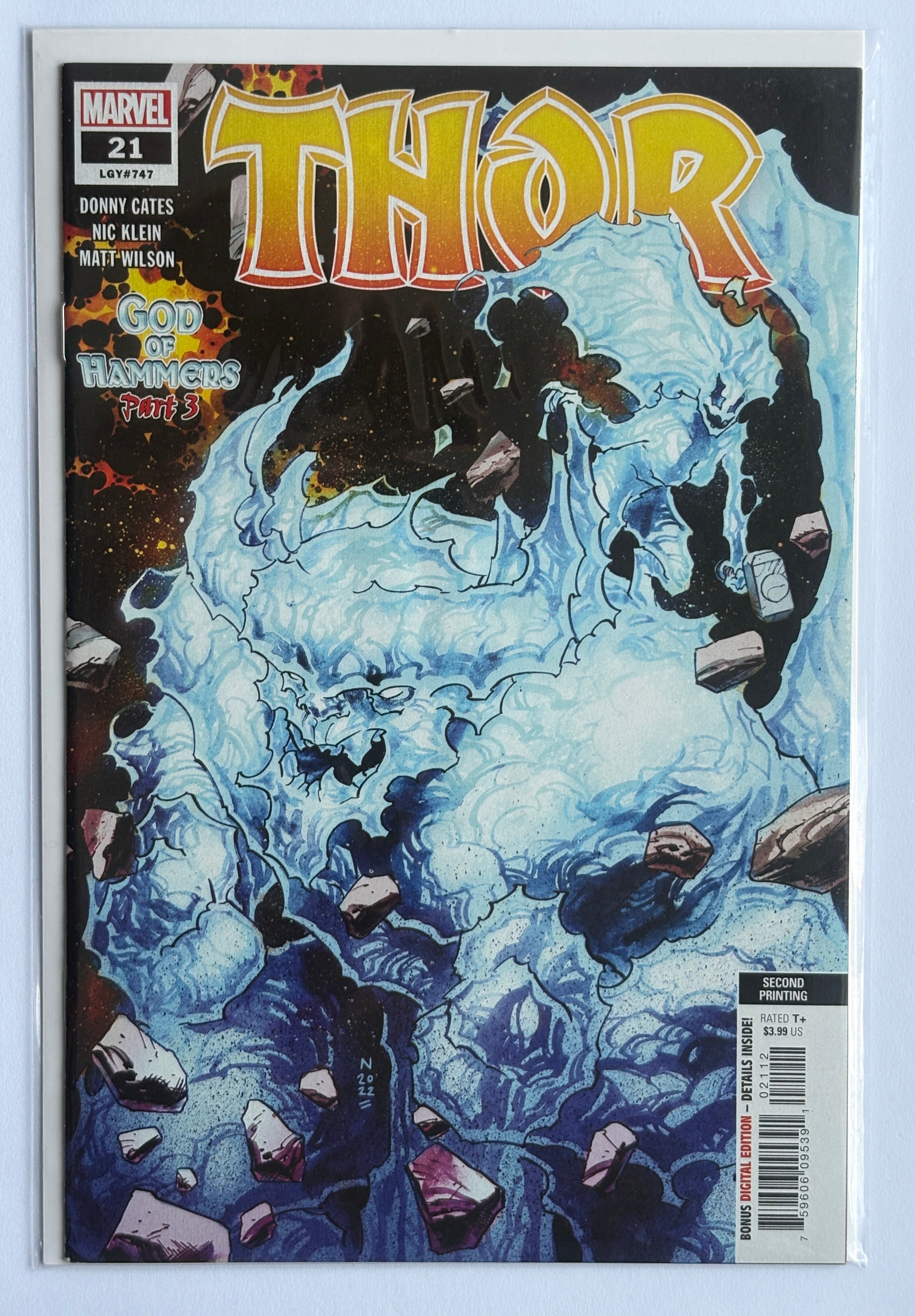 Thor #21 - 2nd Printing - Marvel Comics  May  2022 NM- 9.2