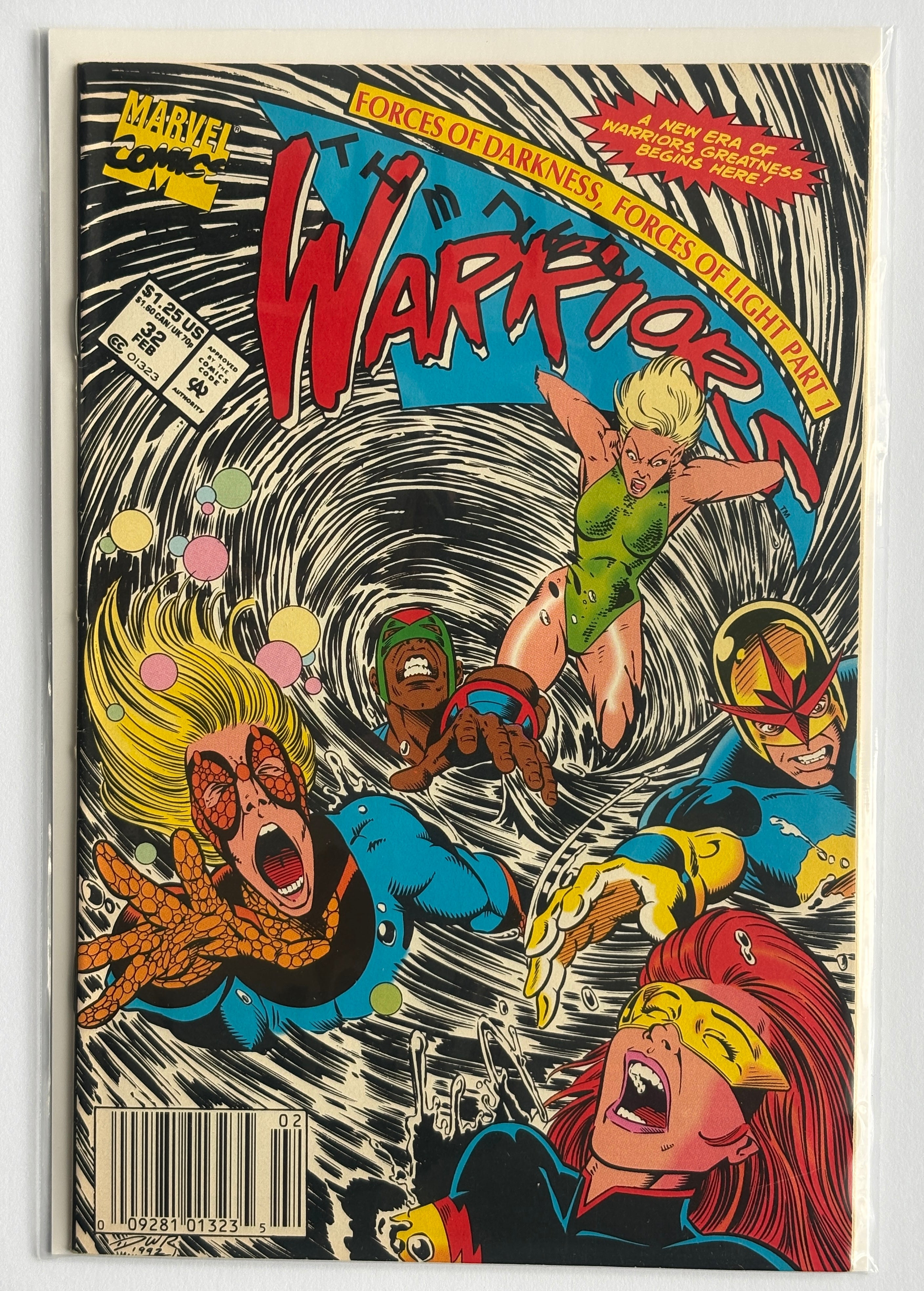 The New Warriors #32 - Marvel Comics February 1993 VF 8.0