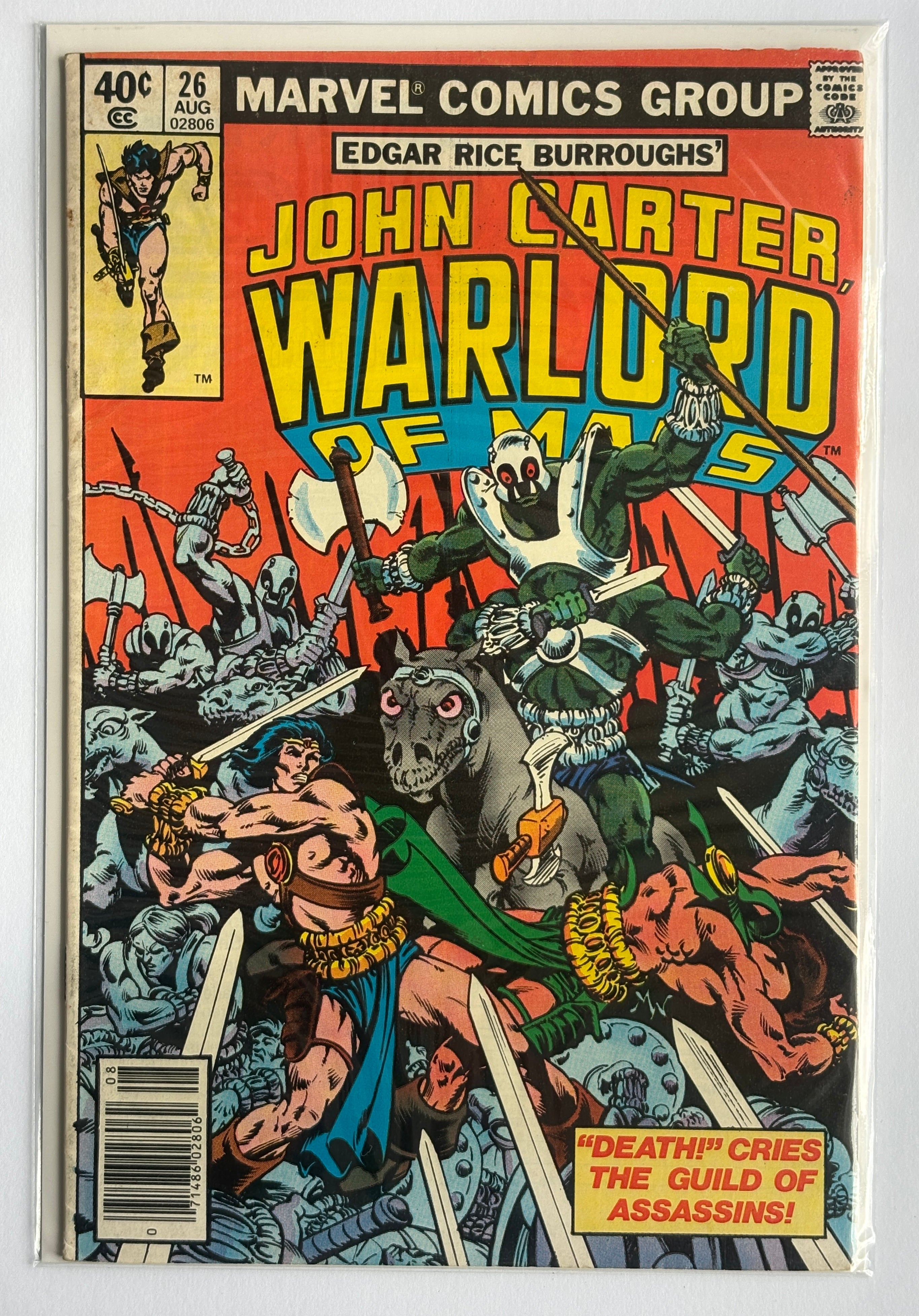 John Carter Warlord of Mars #26 - Marvel Comics August 1979 FN 6.0