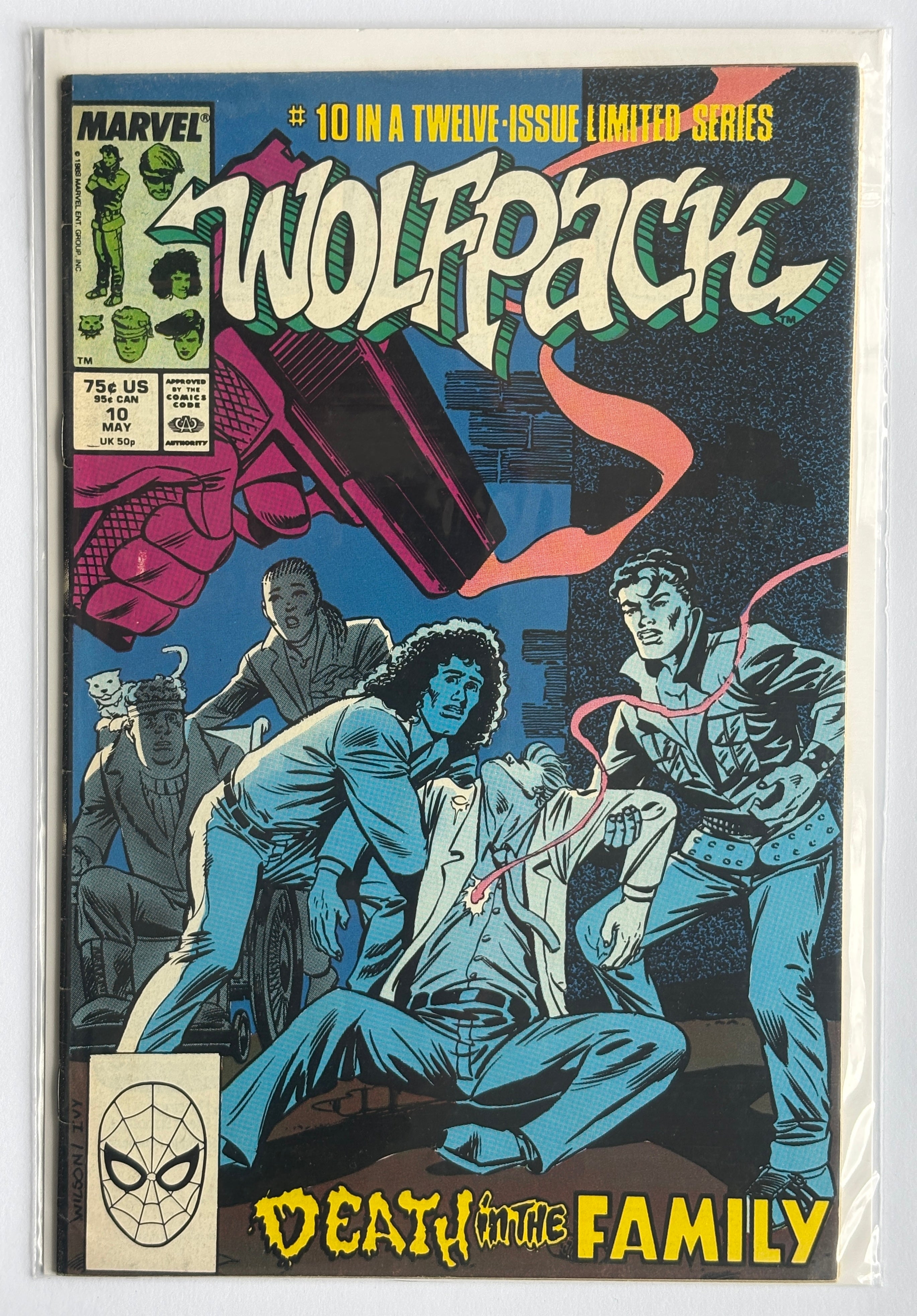 Wolfpack #10 - Marvel Comics May 1989 F/VF 7.0