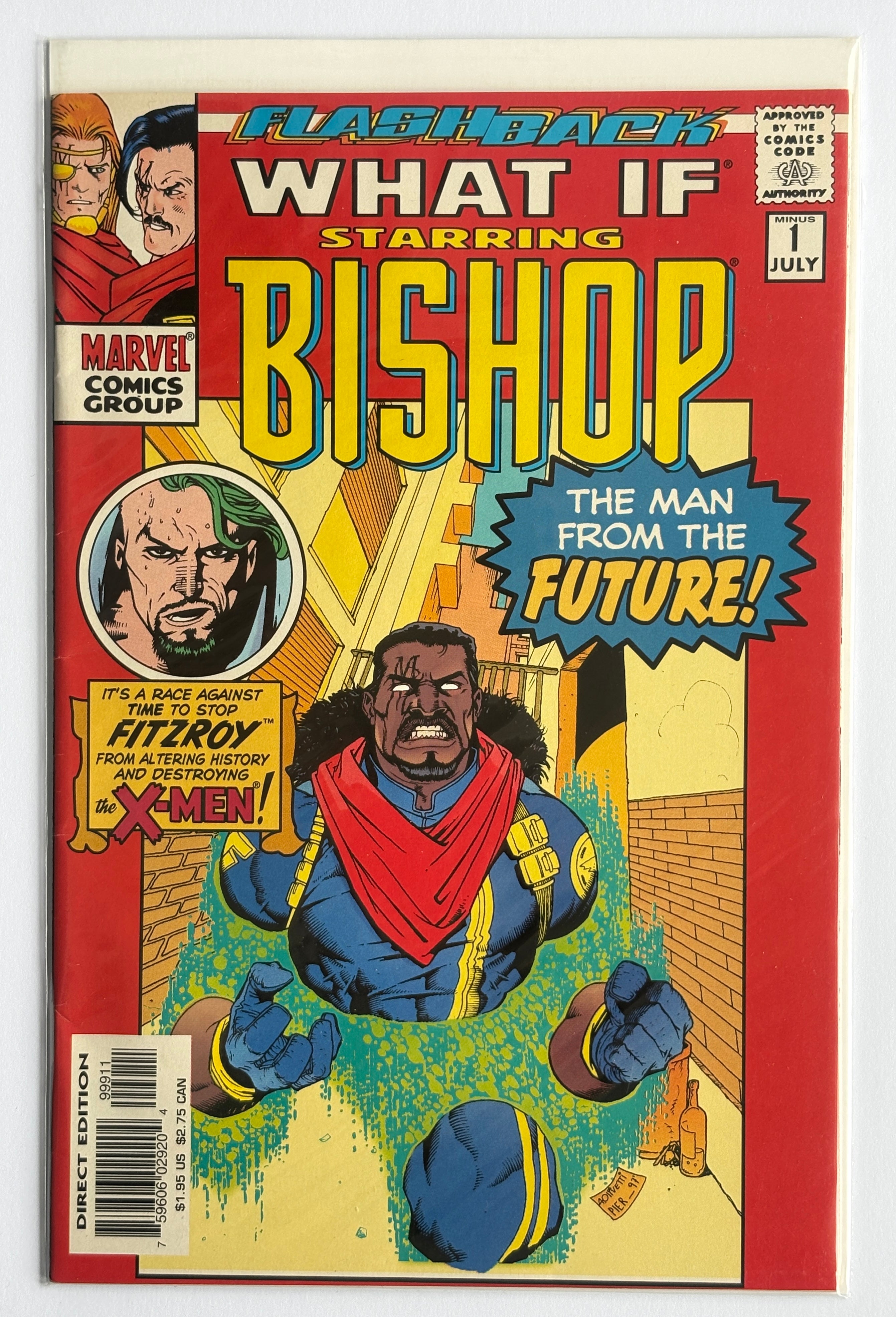 What If #-1 Starring Bishop (999) - 1st Printing Marvel - July 1997 VF- 7.5