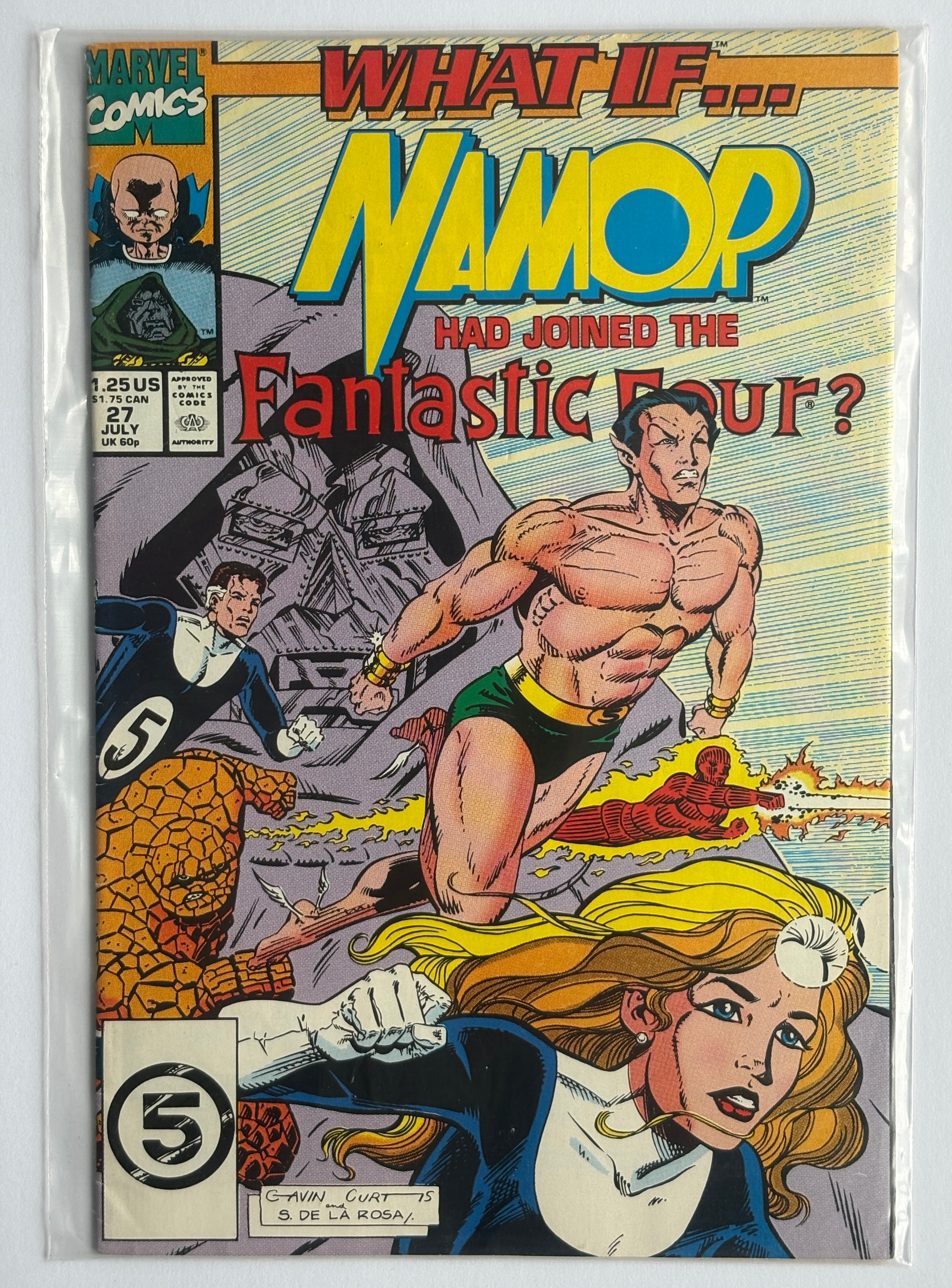What If... #27 Namor had joined the Fantastic Four - 1st Printing Marvel July 1991 FN+ 6.5